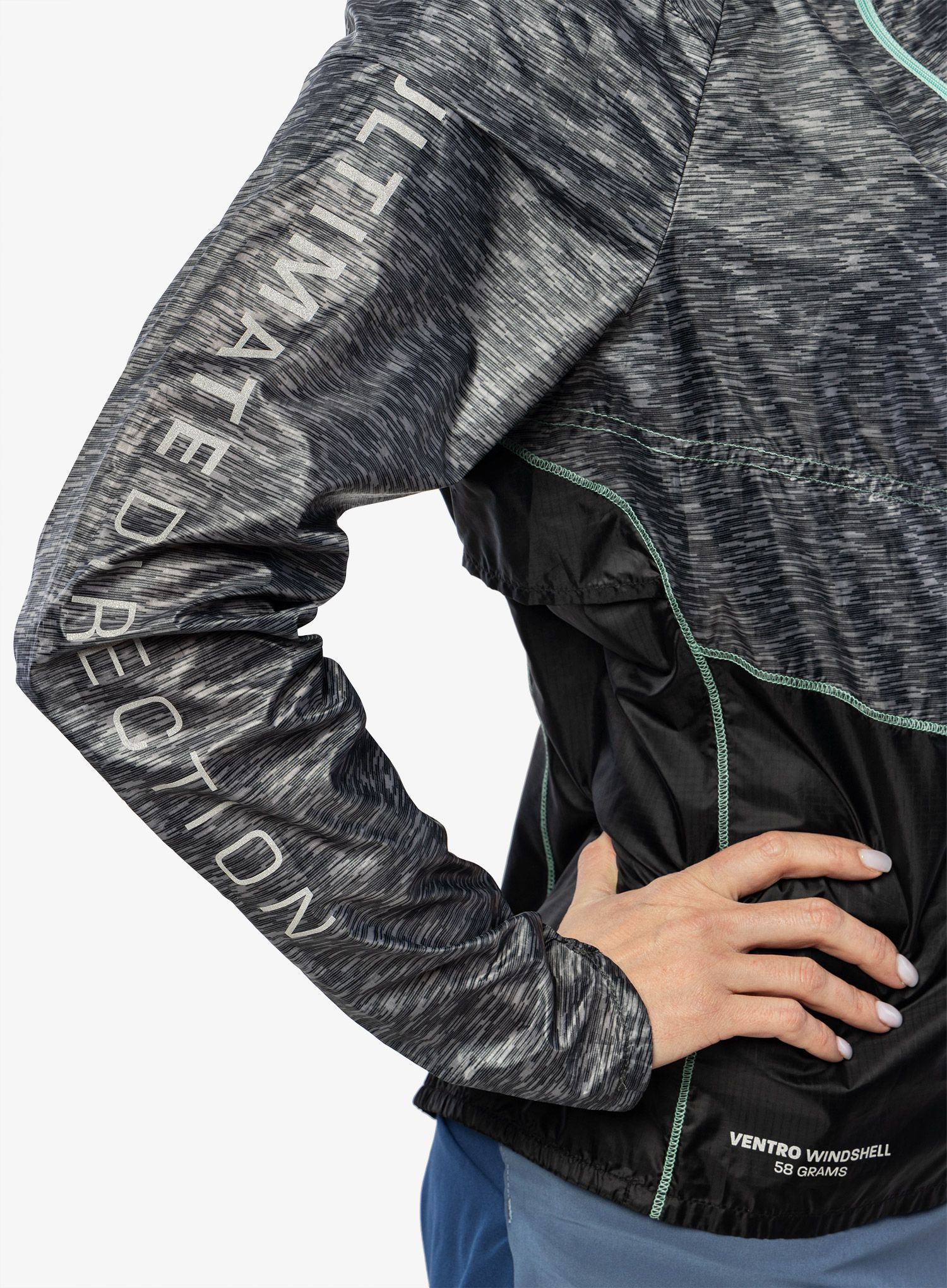 Куртка для бігу жіноча Ultimate Direction Ventro Windshell - hth.grey