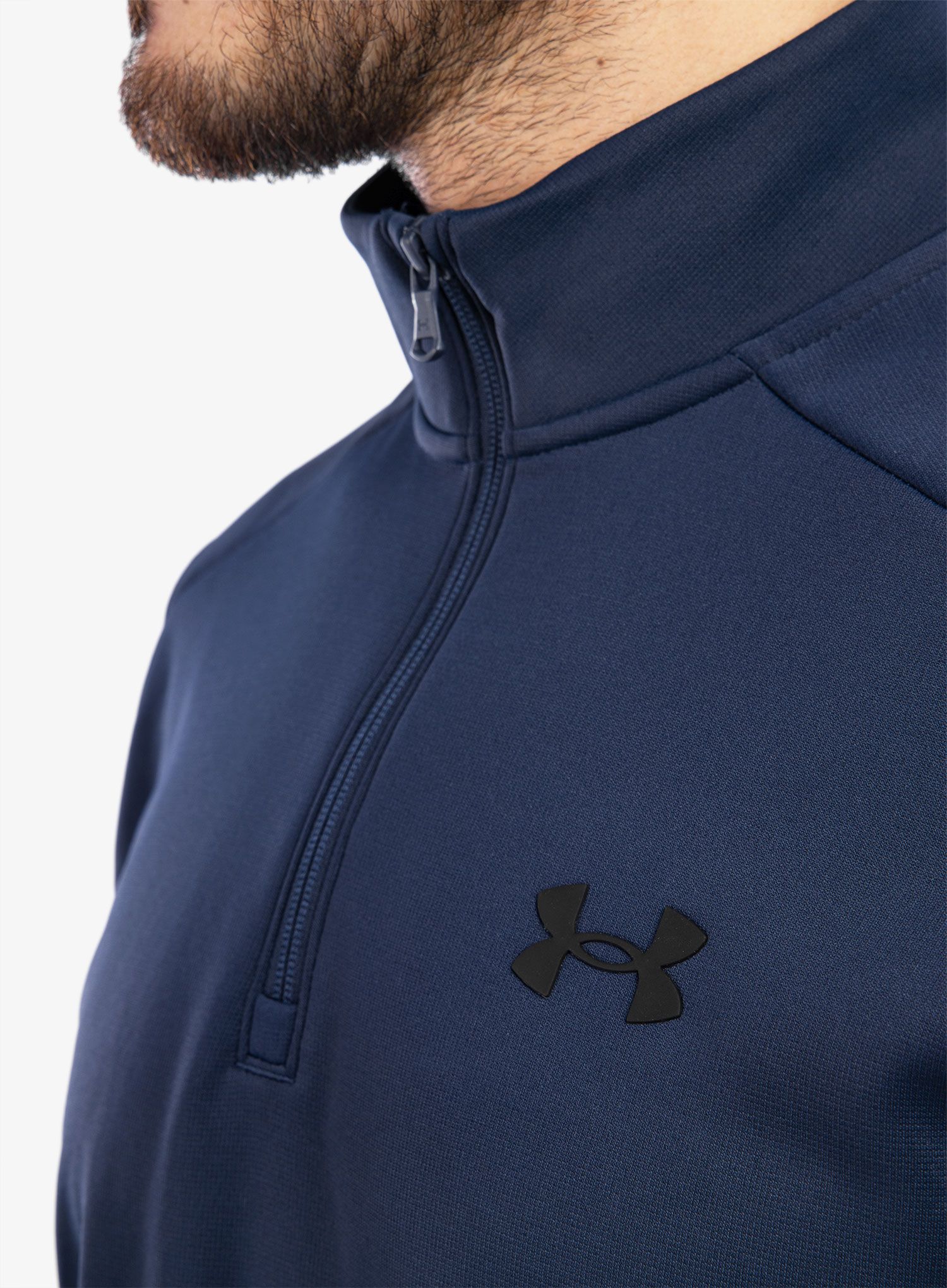 Кофта Under Armour UA Armour Fleece 1/4 Zip - midnight navy/black