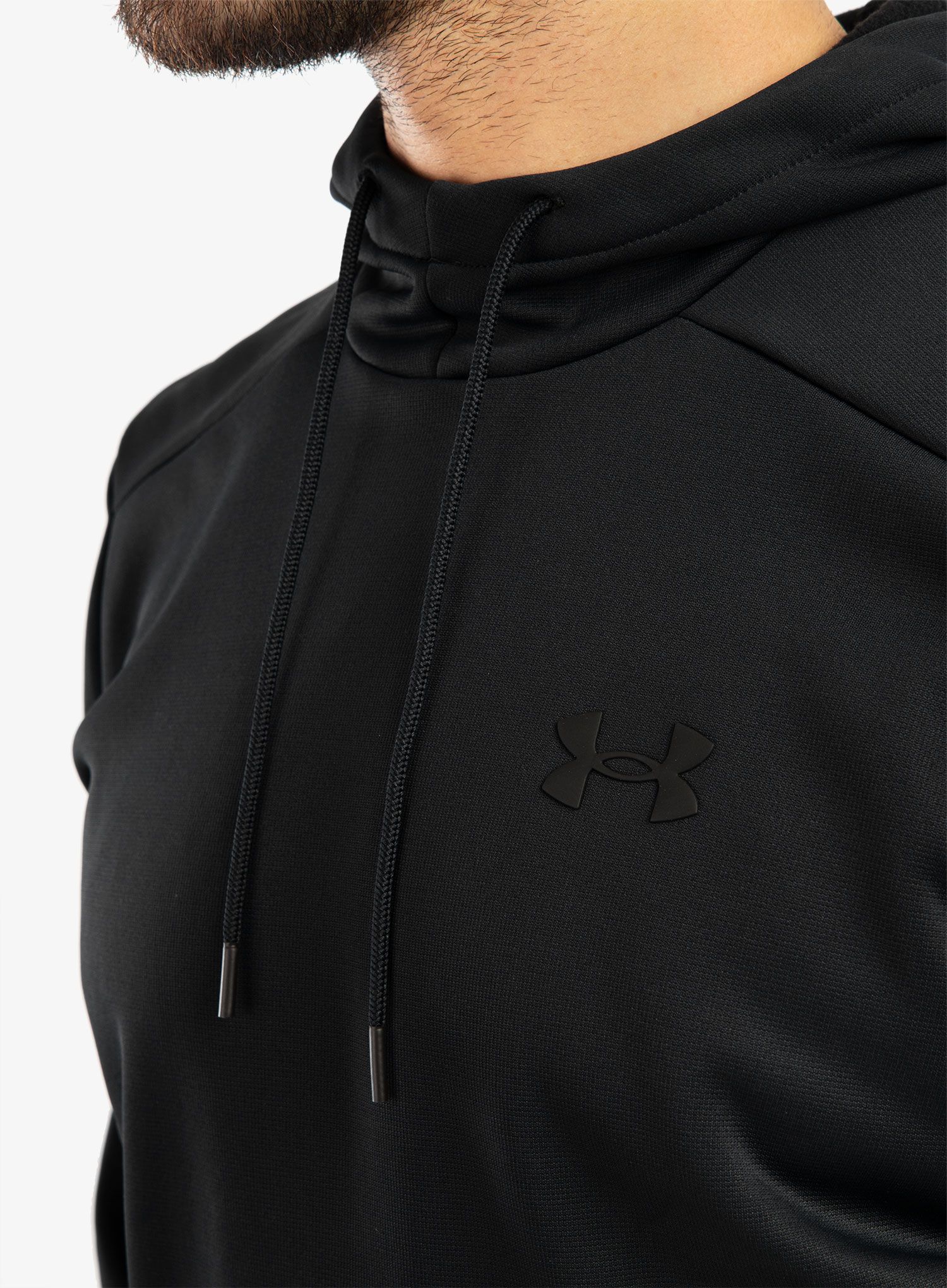 Кофта з каптуром Under Armour UA Armour Fleece Hoodie - black/black