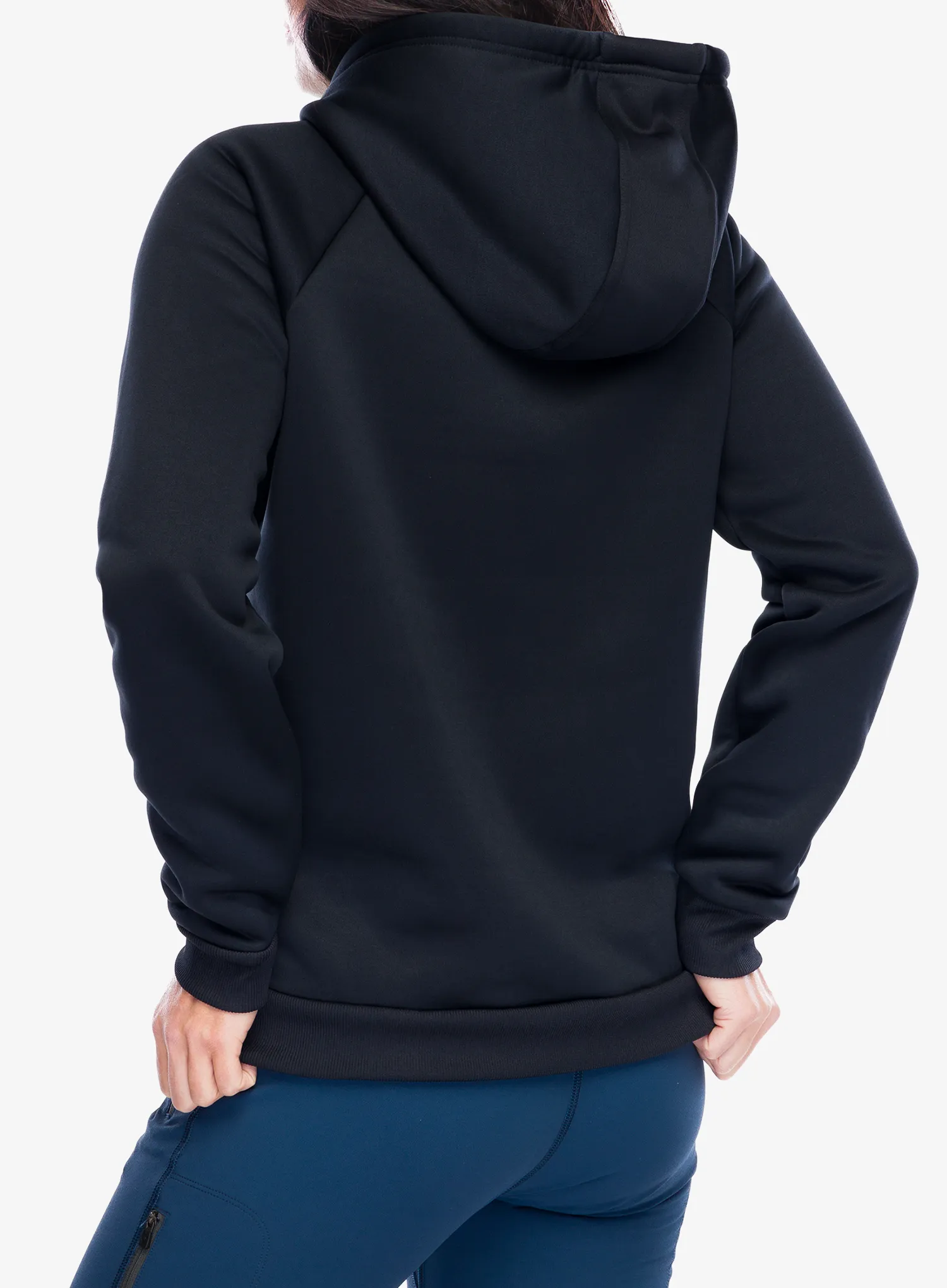 Кофта з каптуром жіноча Under Armour Armour Fleece Hoodie - black/white