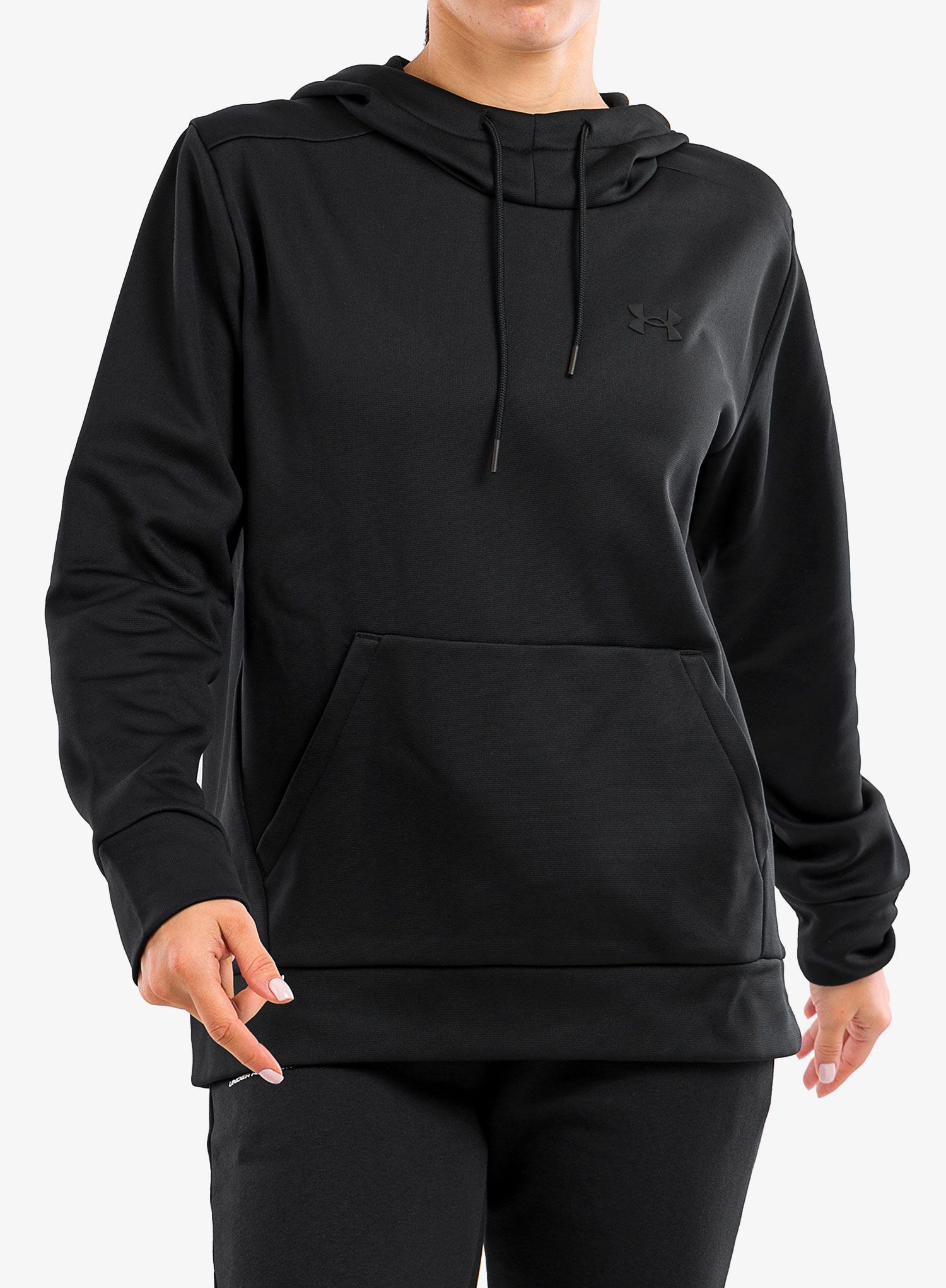 Кофта жіноча Under Armour Armour Fleece LC Hoodie - black/black