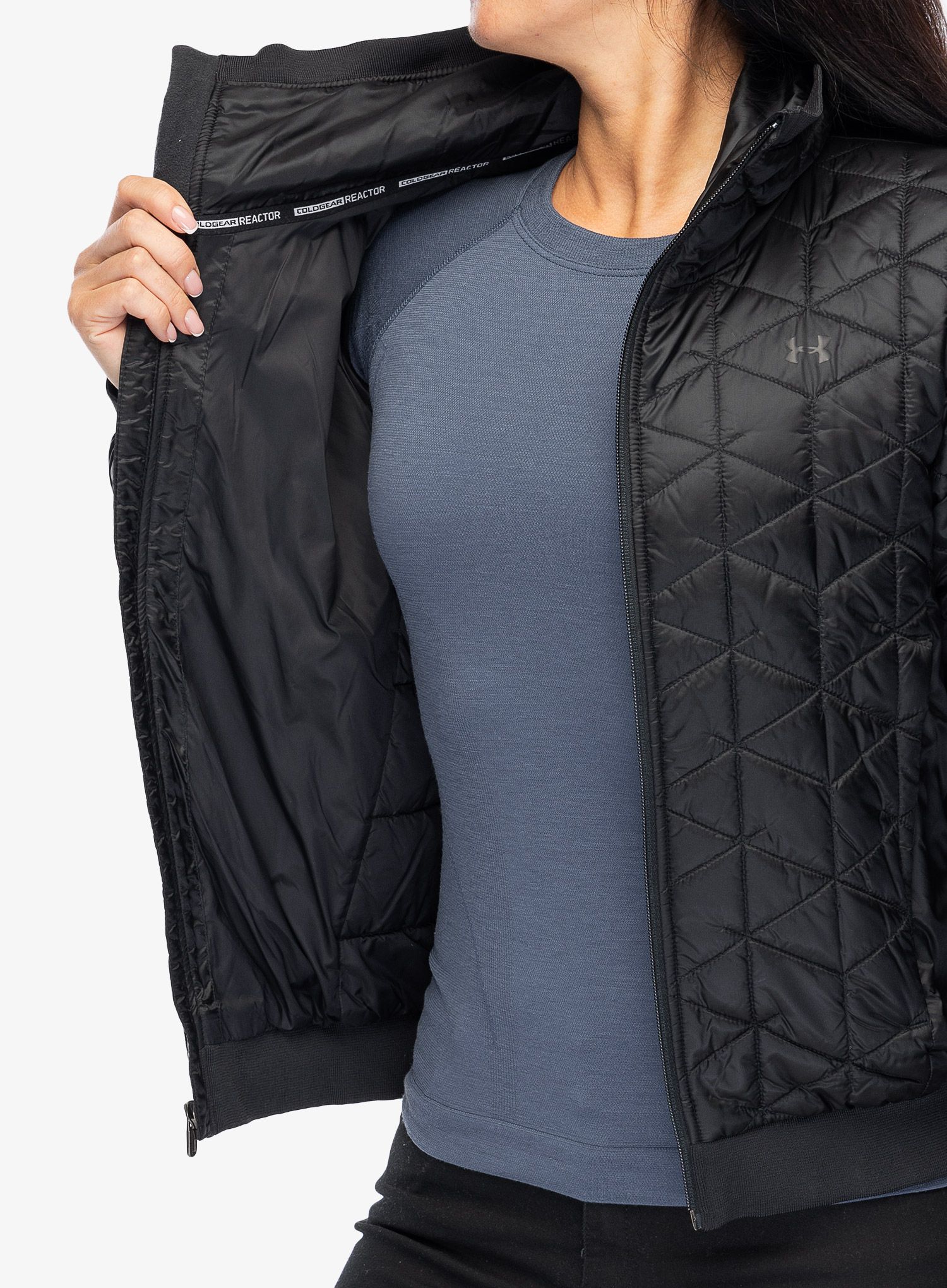 Куртка утеплена Under Armour CG Reactor Jacket - black/jet gray