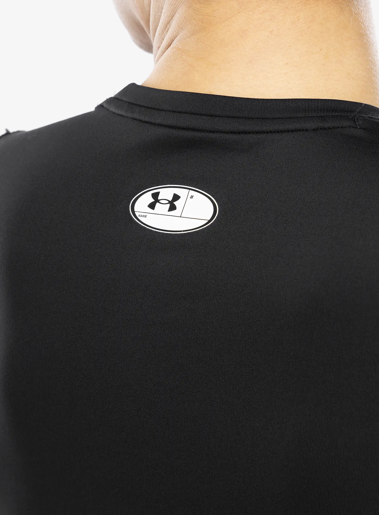 Кофта Under Armour ColdGear Fitted Crew - black/white