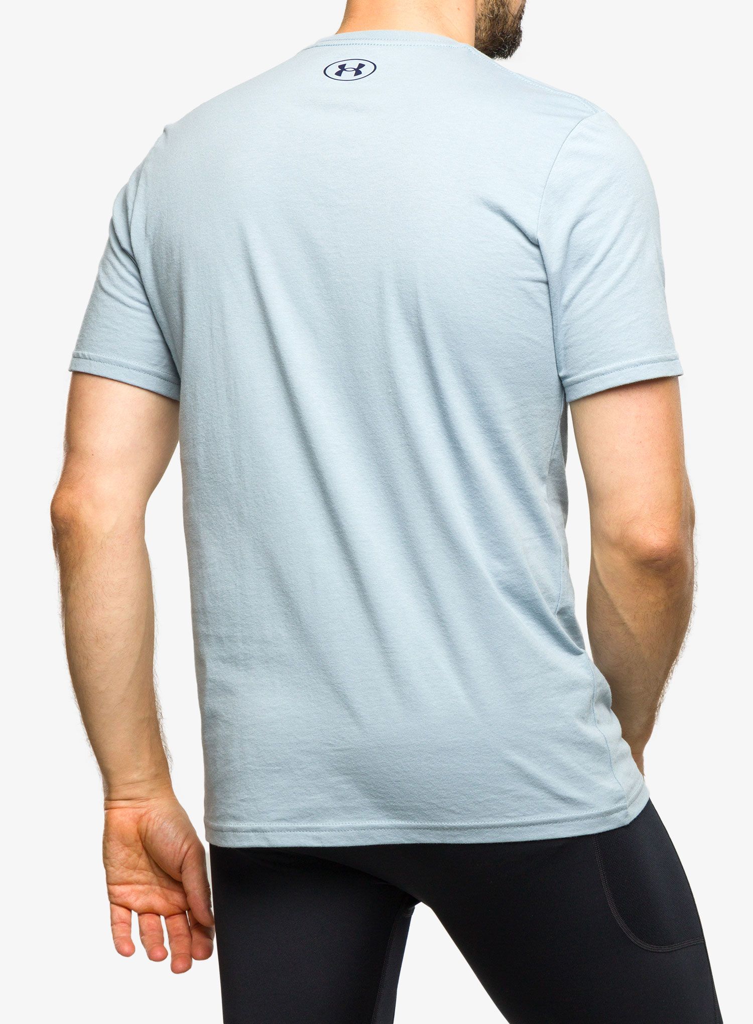 Футболка Under Armour GL Foundation SS T - harbor blue/white