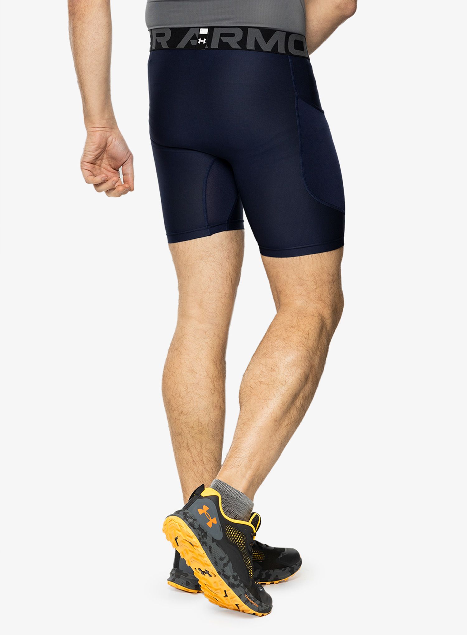 Шорти короткі Under Armour HG Armour Shorts - midnight navy/white