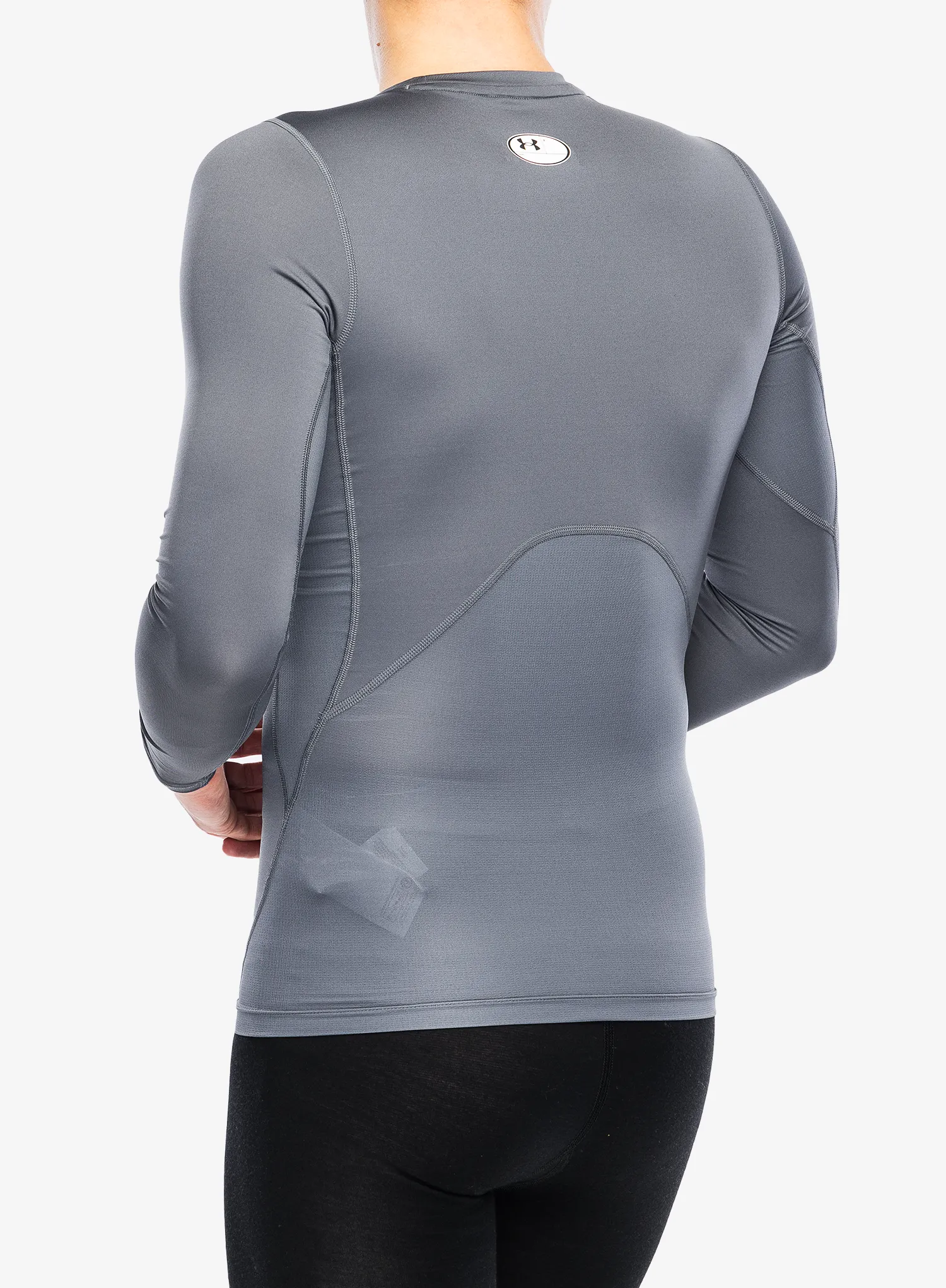 Кофта Under Armour HeatGear Long Sleeve - castlerock/white