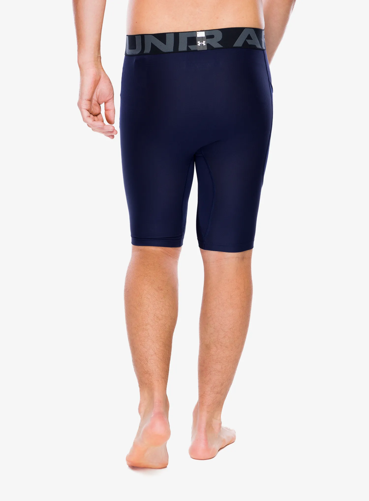 Шорти для тренувань Under Armour HeatGear Pocket Long Shorts - midnight navy/white
