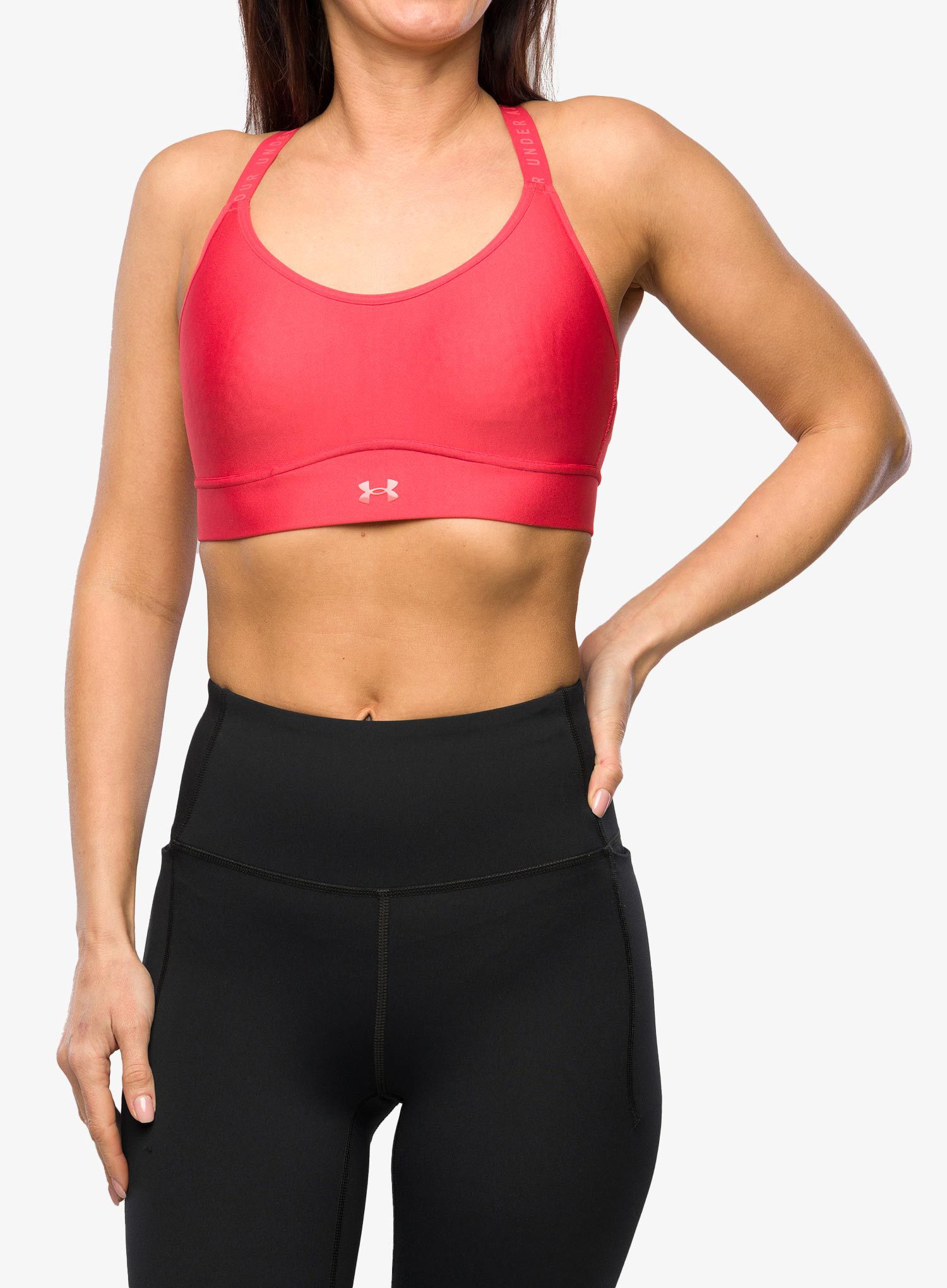 Бюстгальтер спортивний Under Armour Infinity Mid Covered Sports Bra - chakra/after burn