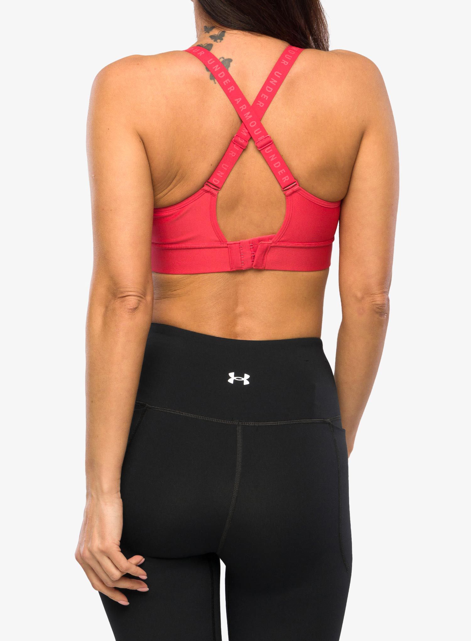 Бюстгальтер спортивний Under Armour Infinity Mid Covered Sports Bra - chakra/after burn