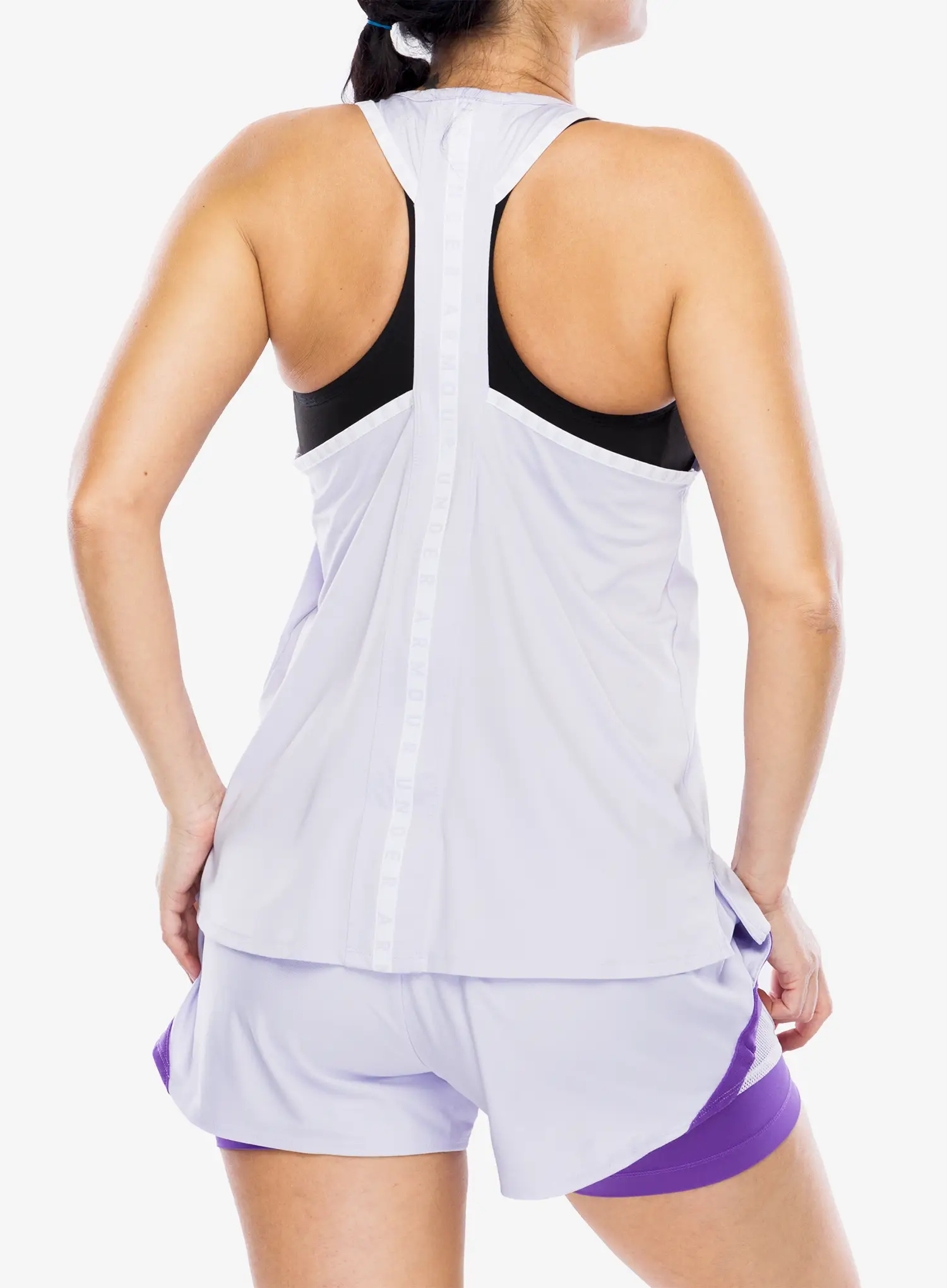 Топ жіночий Under Armour Knockout Tank - salt purple/white