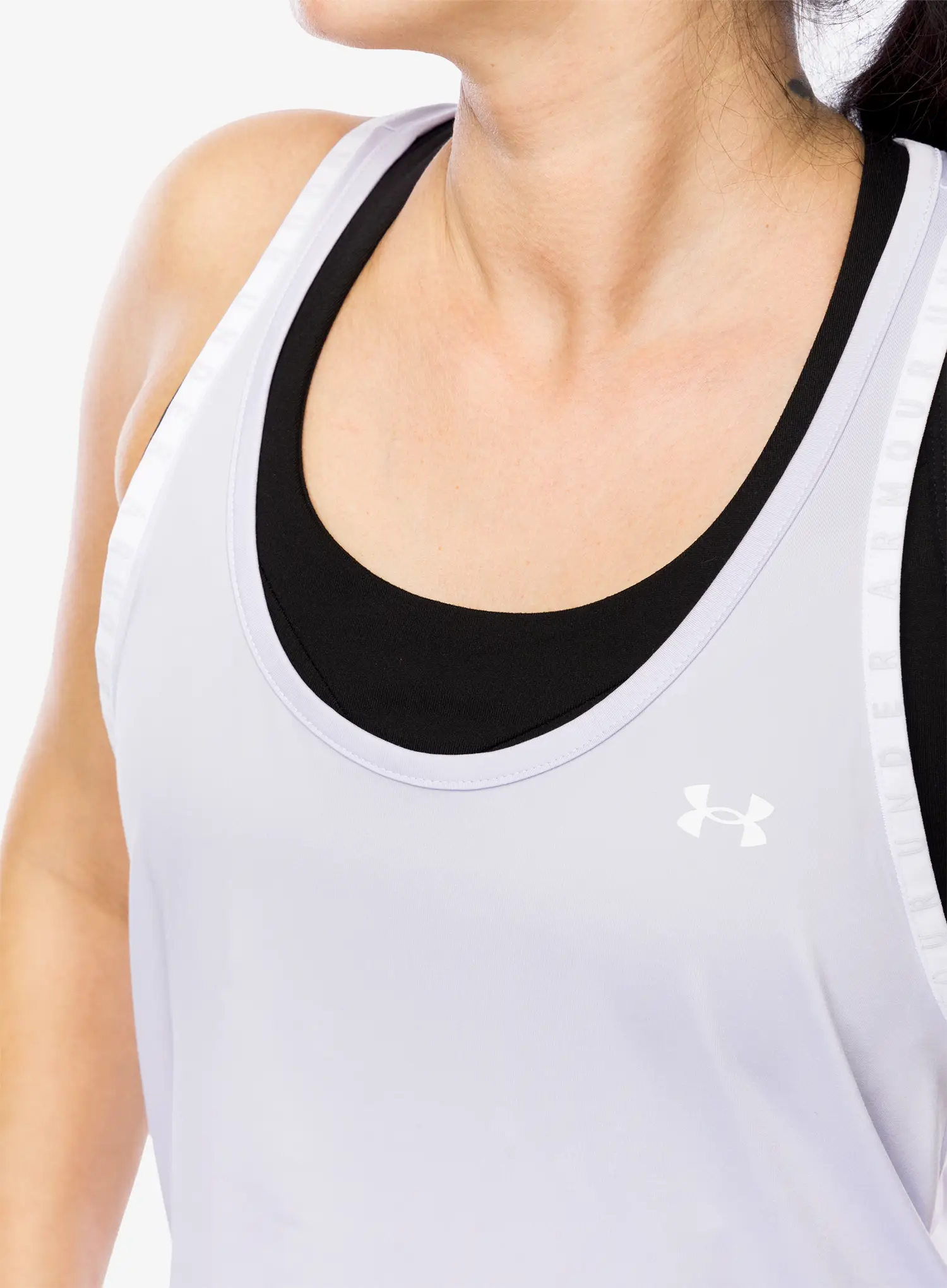 Топ жіночий Under Armour Knockout Tank - salt purple/white