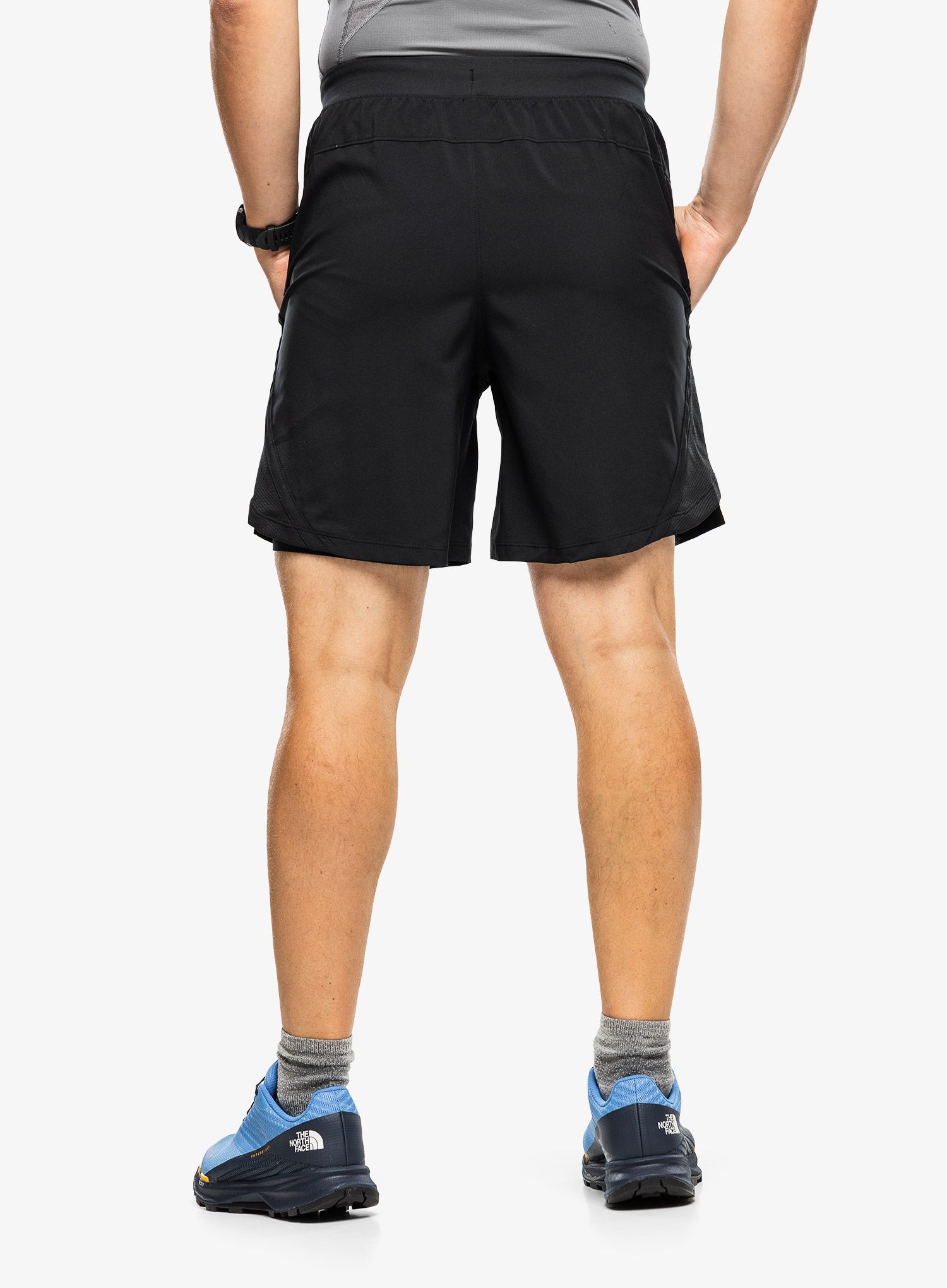 Шорти для бігу Under Armour Launch 2in1 7in Shorts - black/black/refective