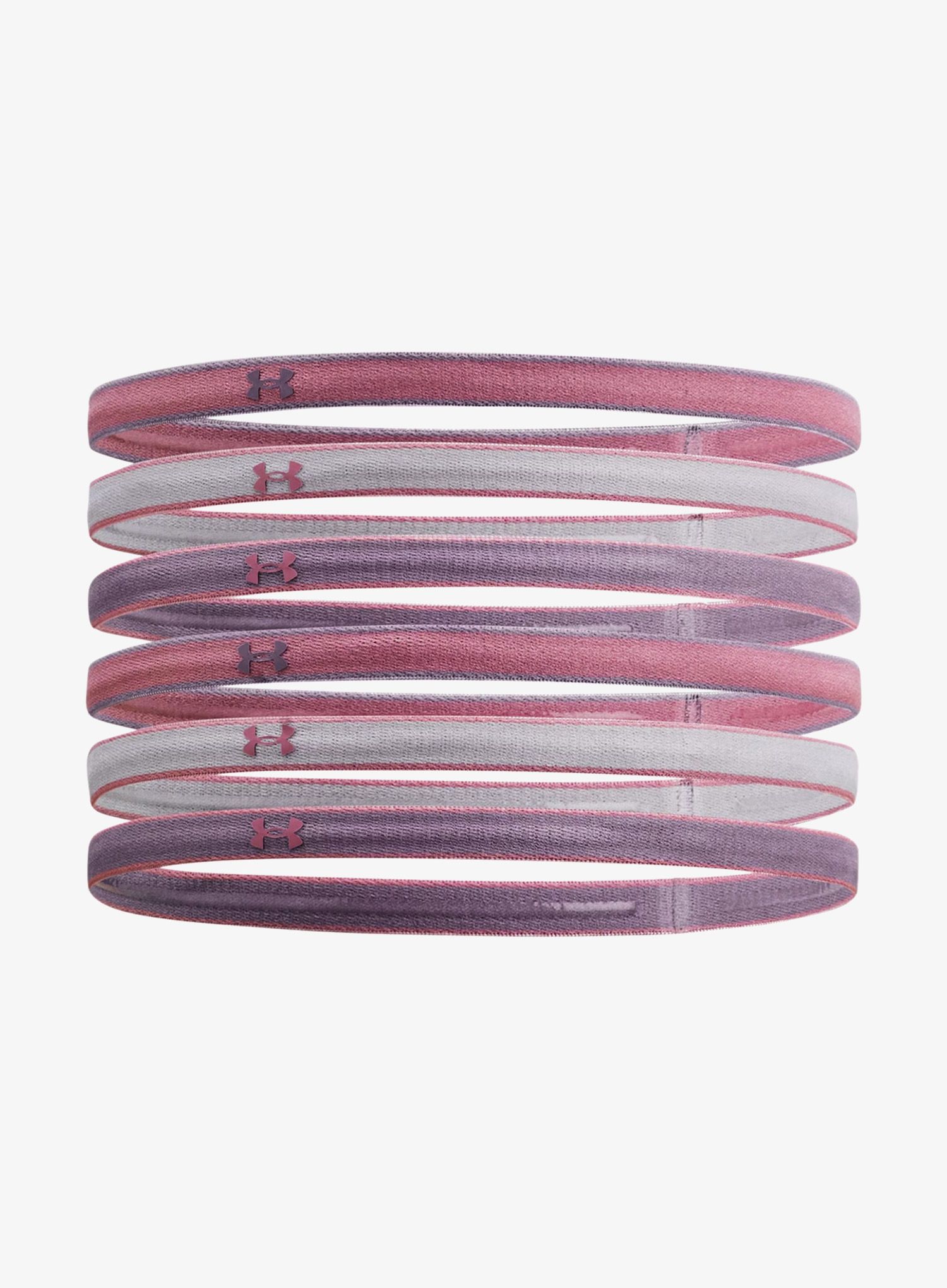 Пов'язки Under Armour Mini Headbands 6 Pack - pink elixir/violet gray