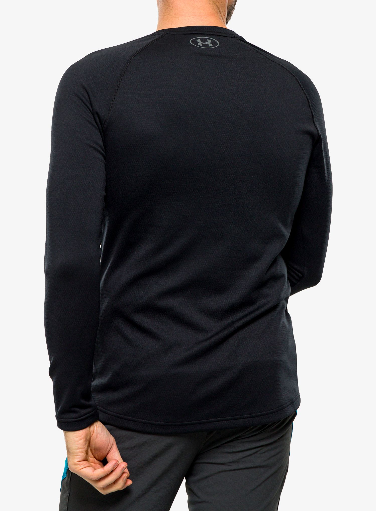 Термокофта Under Armour Packaged Base 3.0 Crew - black/pitch gray