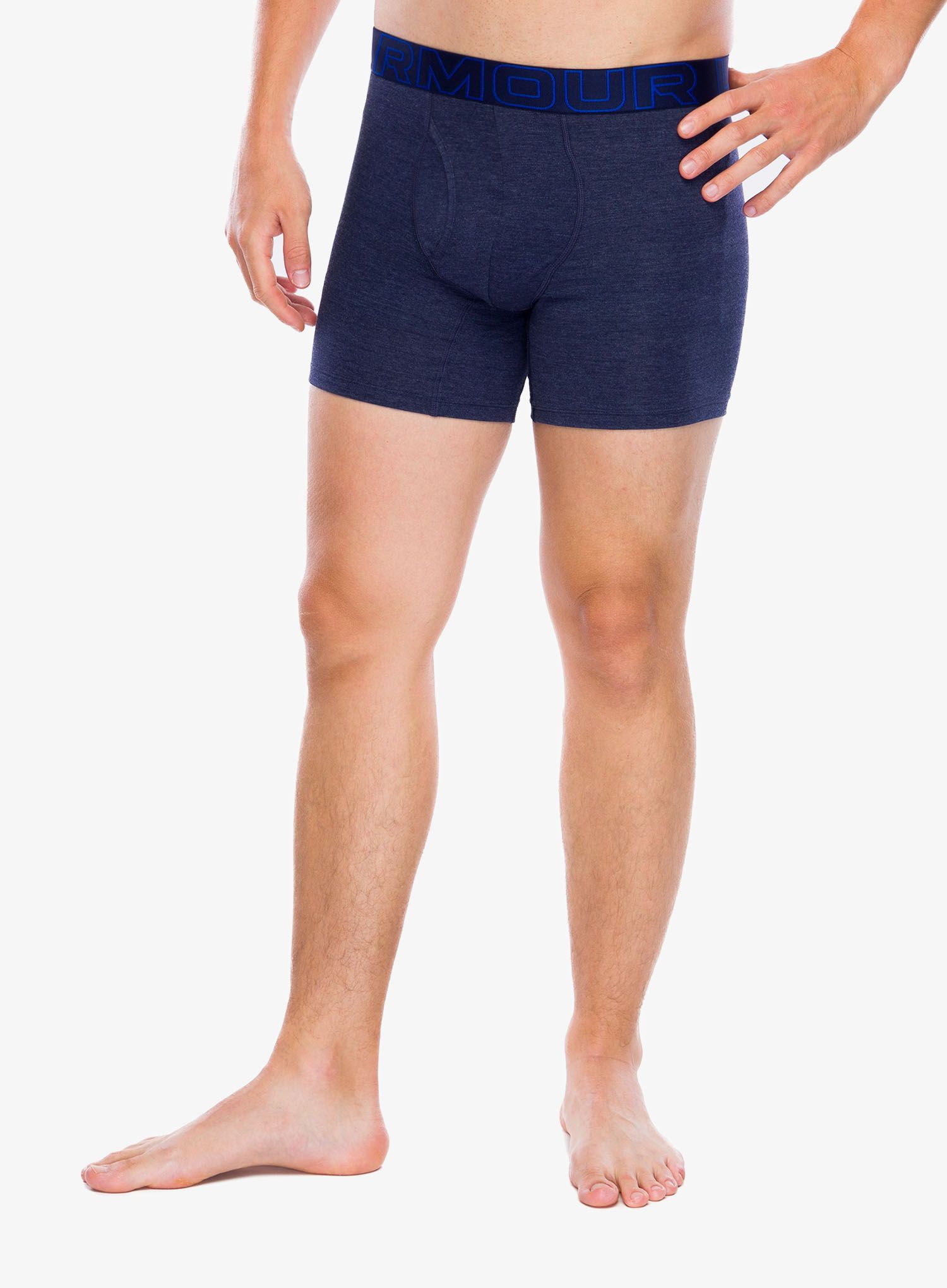 Боксери  Under Armour Performance Cotton 6 in 3-Pack Boxerjock - midnight navy/steel/castlerock