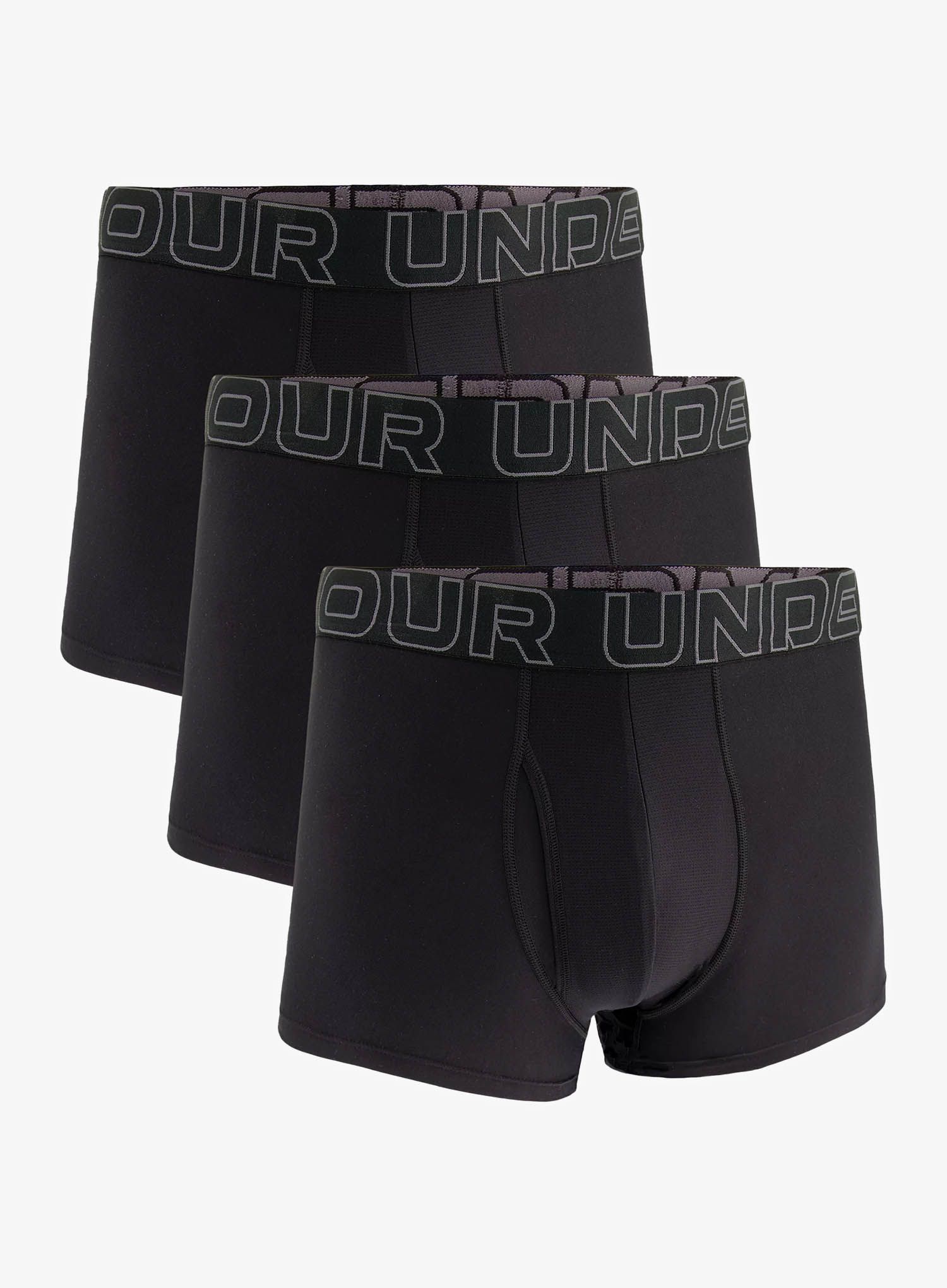 Боксери  Under Armour Performance Tech 3 in 3-Pack Boxerjock - black/black/castlerock