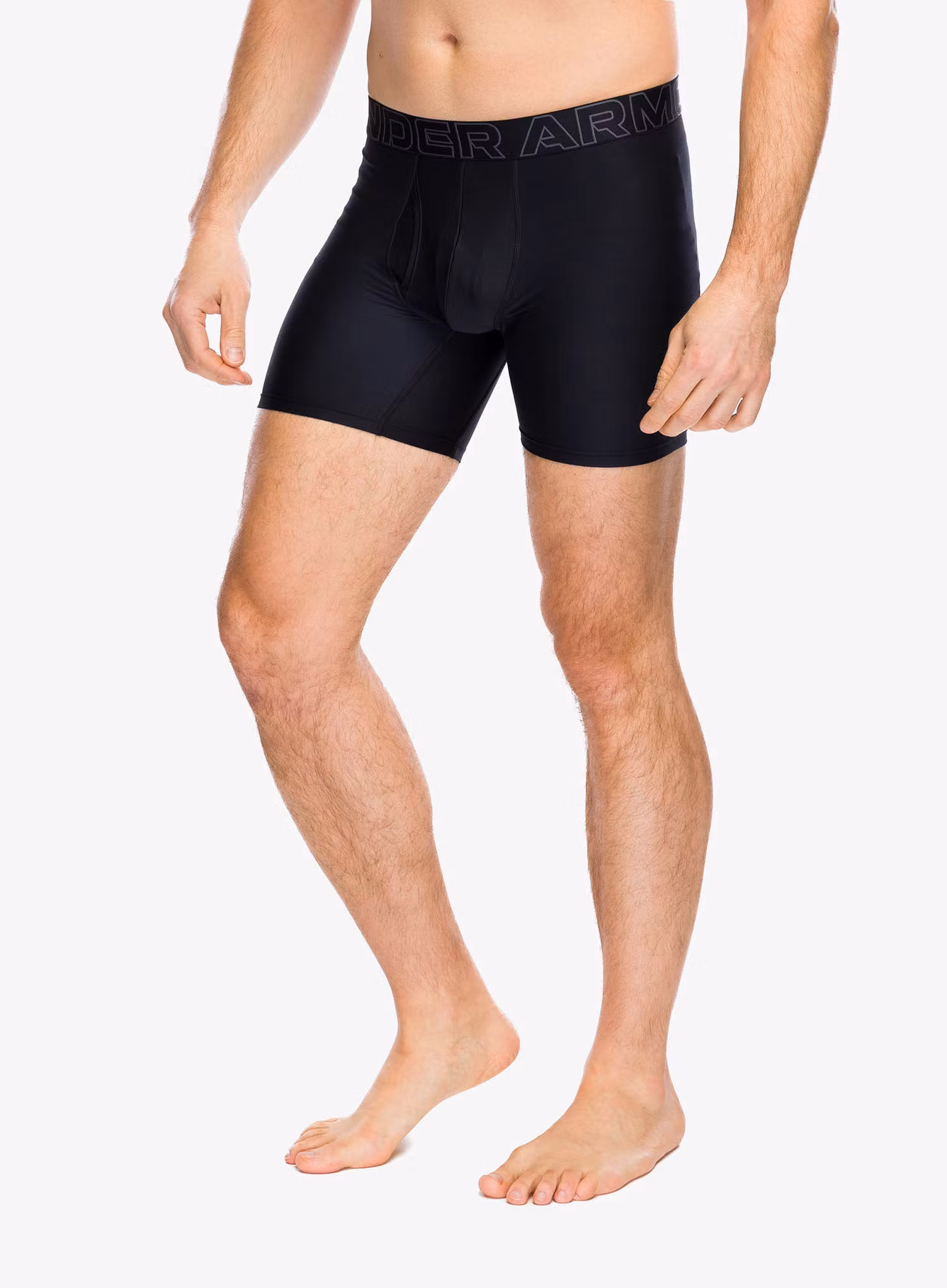 Боксери  Under Armour Performance Tech 6 in 3-Pack Boxerjock - black/black/castlerock