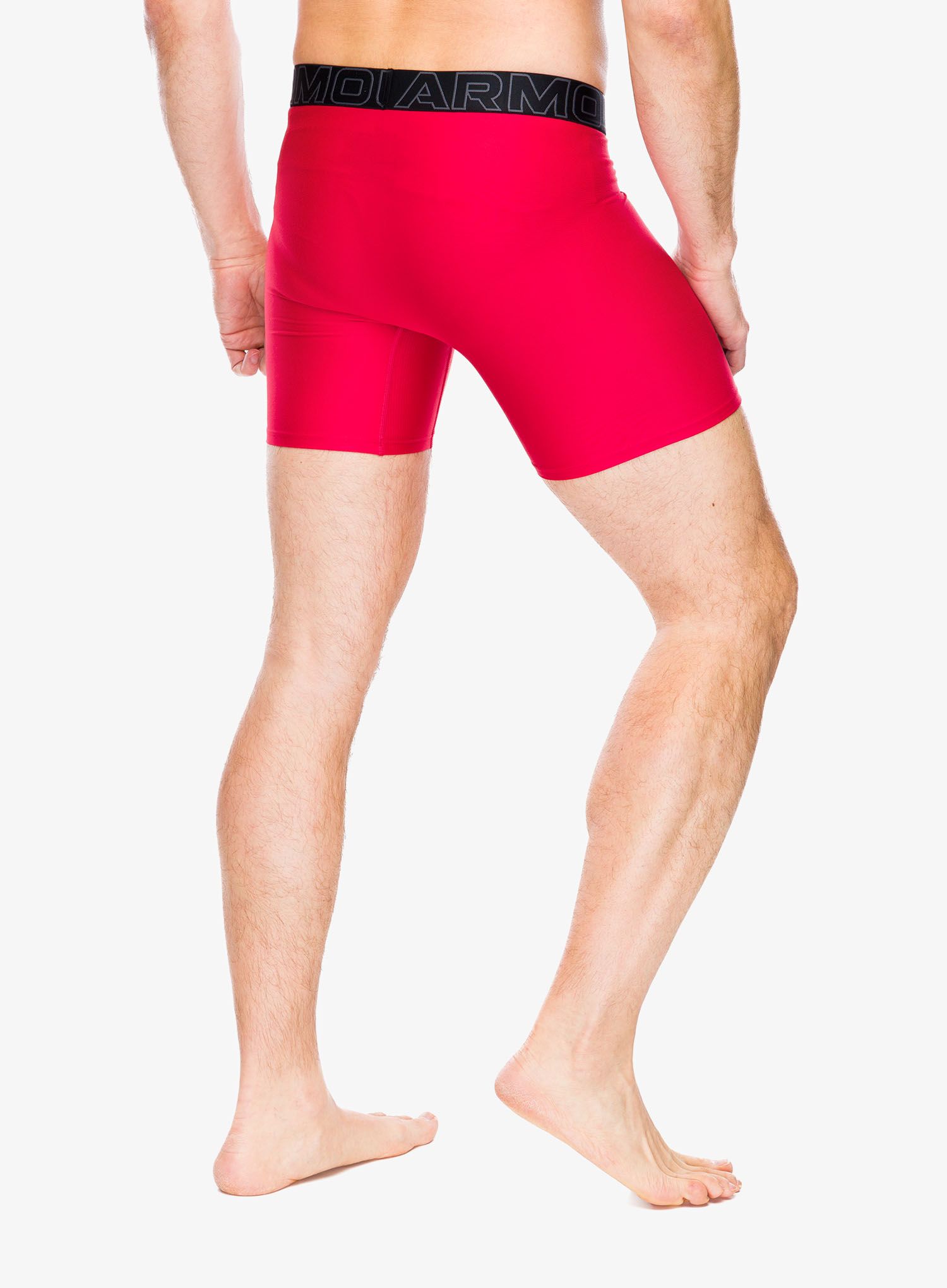 Боксери  Under Armour Performance Tech 6 in 3-Pack Boxerjock - red/castlerock full heather