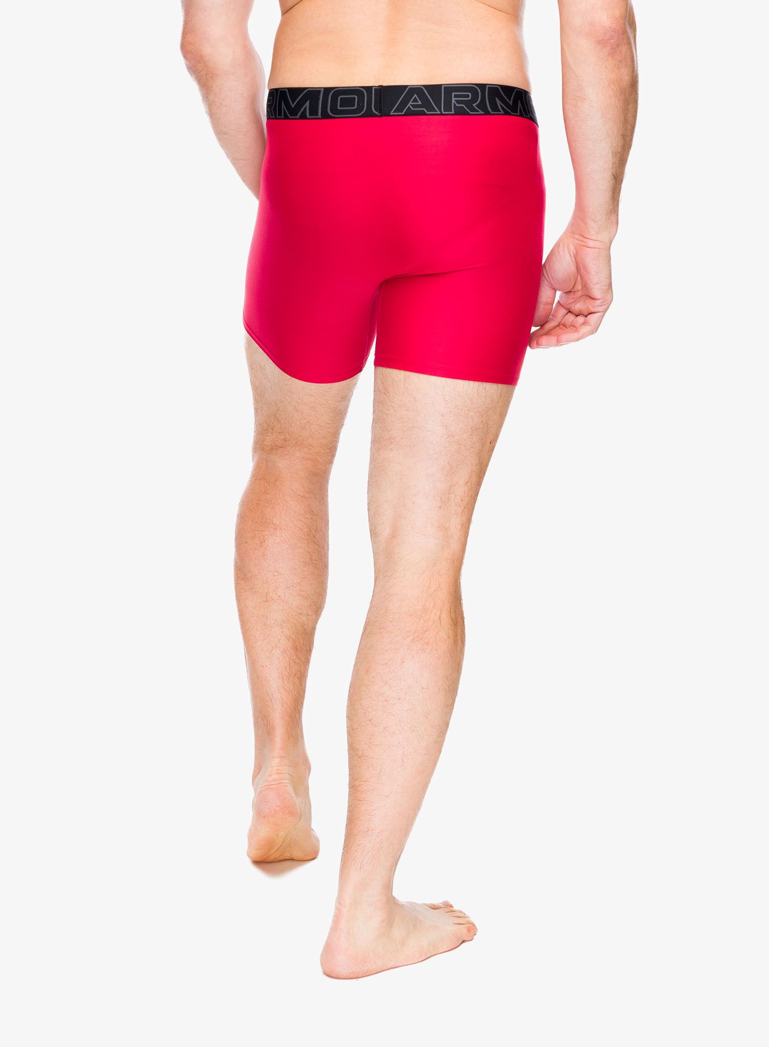 Боксери  Under Armour Performance Tech 6 in 3-Pack Boxerjock - red/castlerock full heather