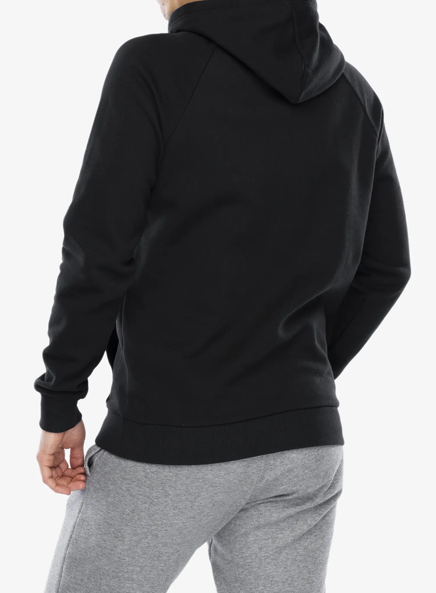 Кофта з каптуром Under Armour Rival Fleece Logo Hoodie - black/white