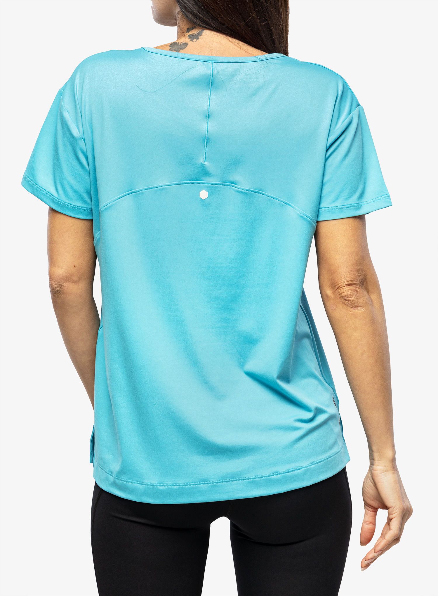Футболка жіноча Under Armour Rush Energy Core SS - glacier blue/white