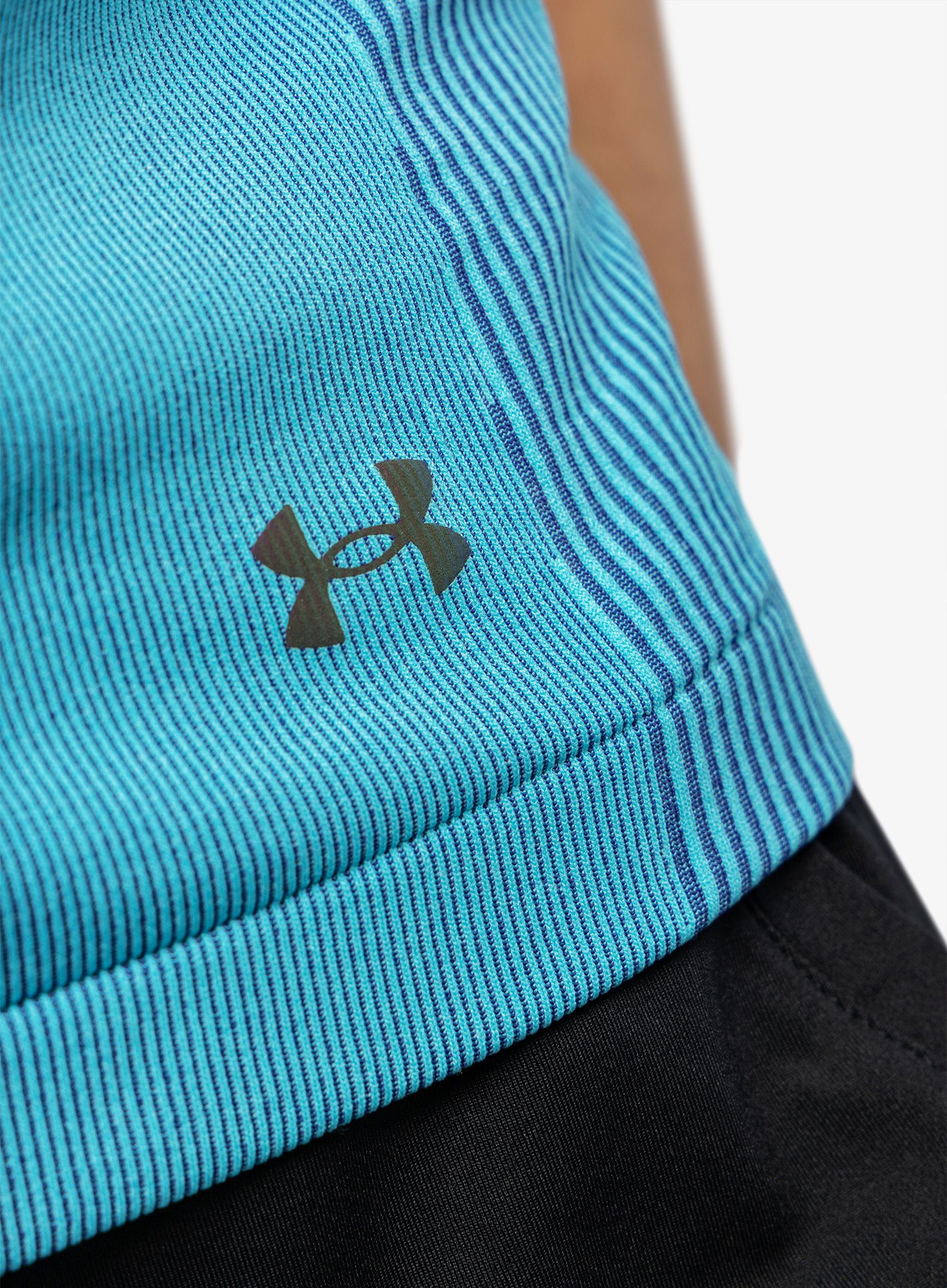 Футболка для тренувань жіноча Under Armour Rush Seamless SS - glacier blue/sonar blue/irid