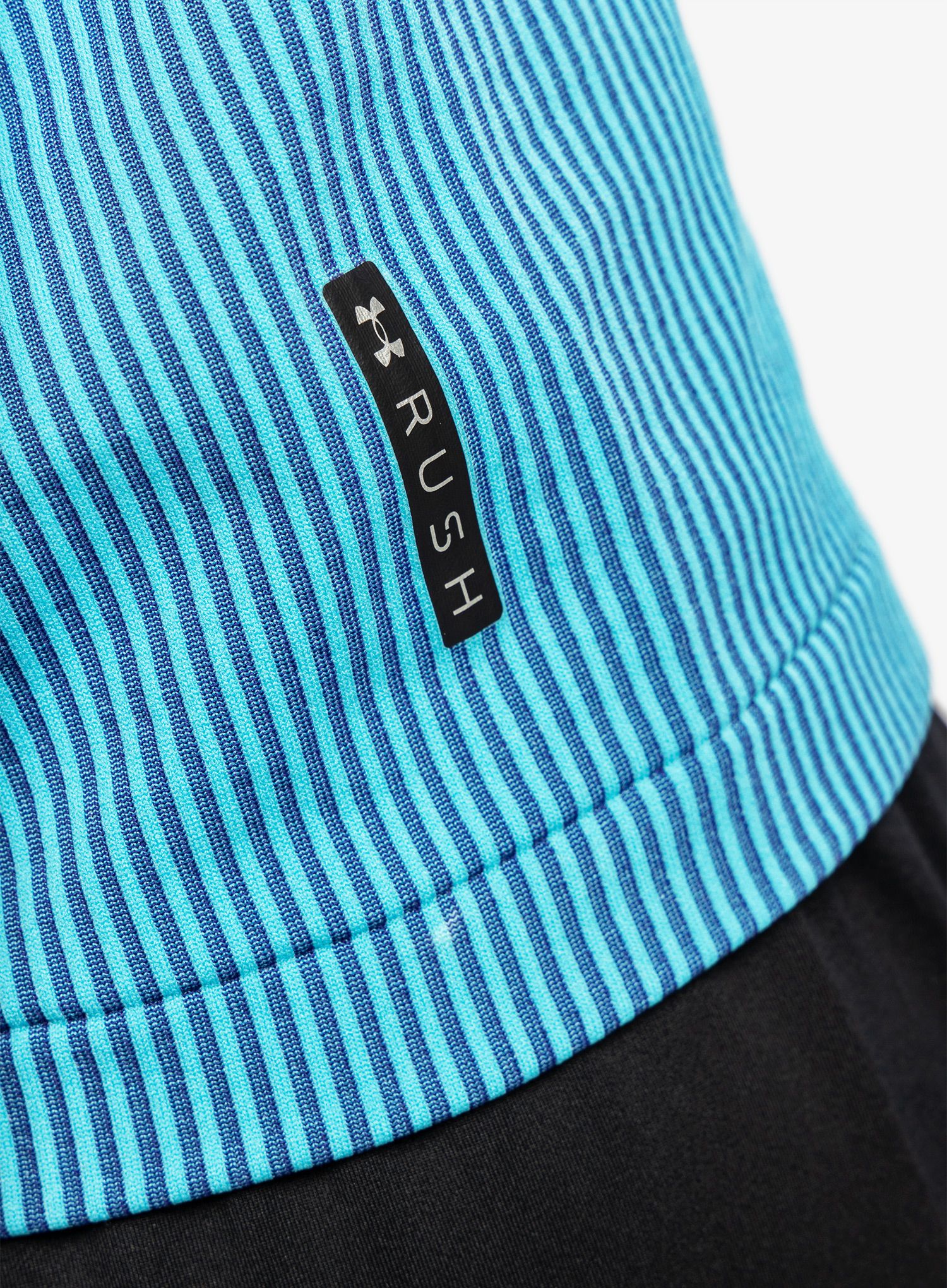 Футболка для тренувань жіноча Under Armour Rush Seamless SS - glacier blue/sonar blue/irid