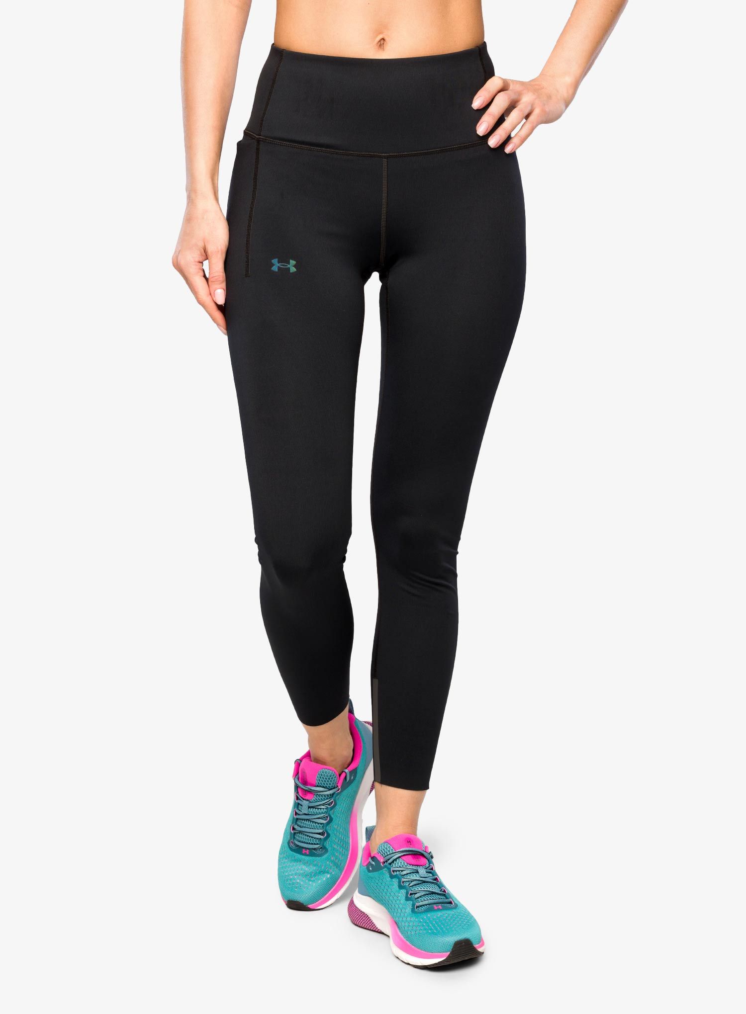 Легінси жіночі Under Armour Rush SmartForm Ankle Leggings - black/iridescent