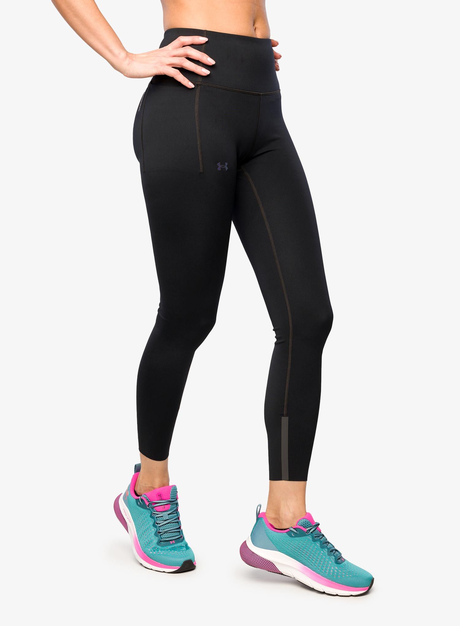 Легінси жіночі Under Armour Rush SmartForm Ankle Leggings - black/iridescent