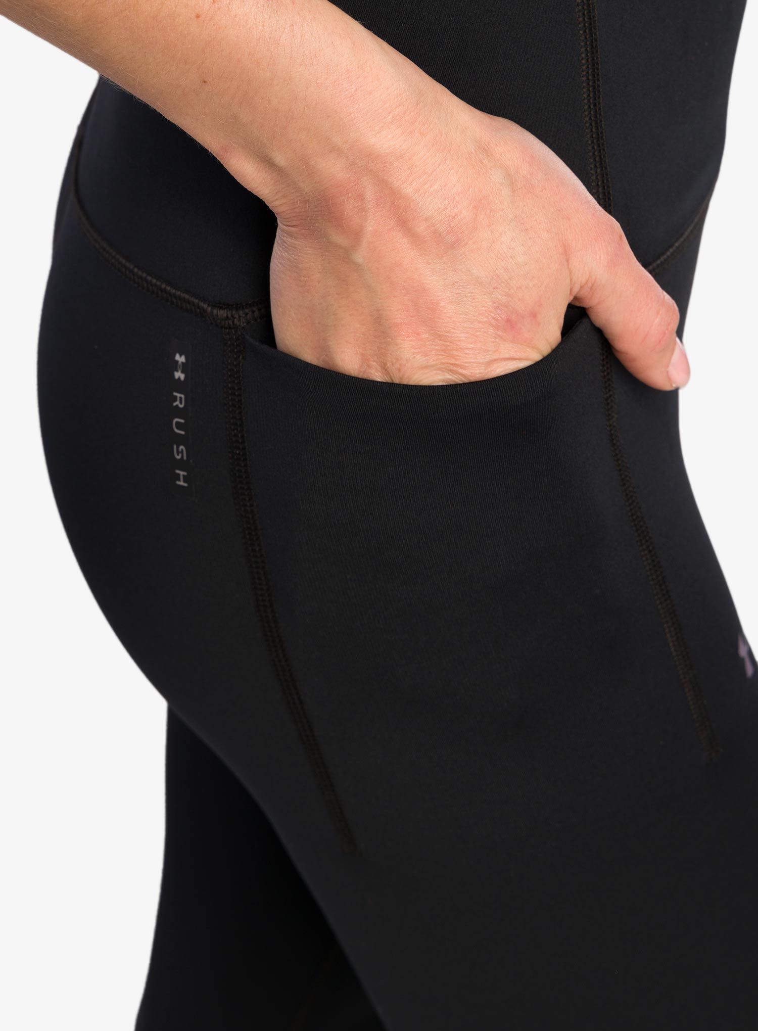 Легінси жіночі Under Armour Rush SmartForm Ankle Leggings - black/iridescent