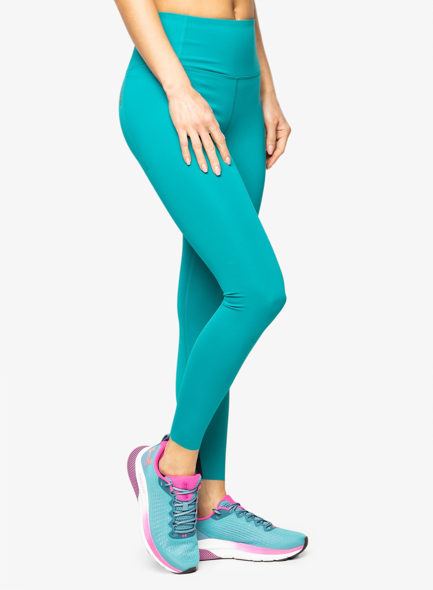 Легінси жіночі Under Armour Rush SmartForm Ankle Leggings - coastal teal/iridescent