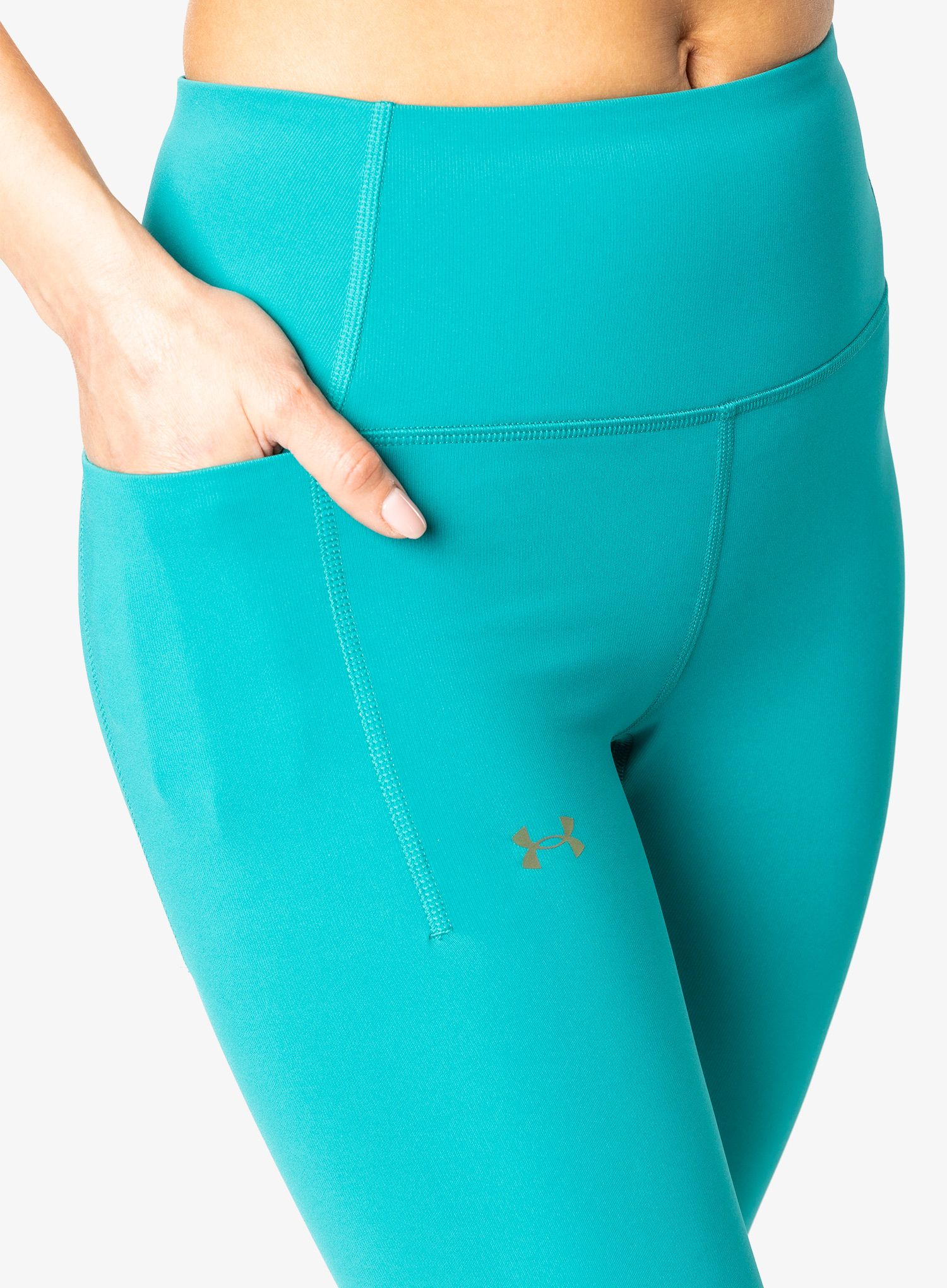 Легінси жіночі Under Armour Rush SmartForm Ankle Leggings - coastal teal/iridescent