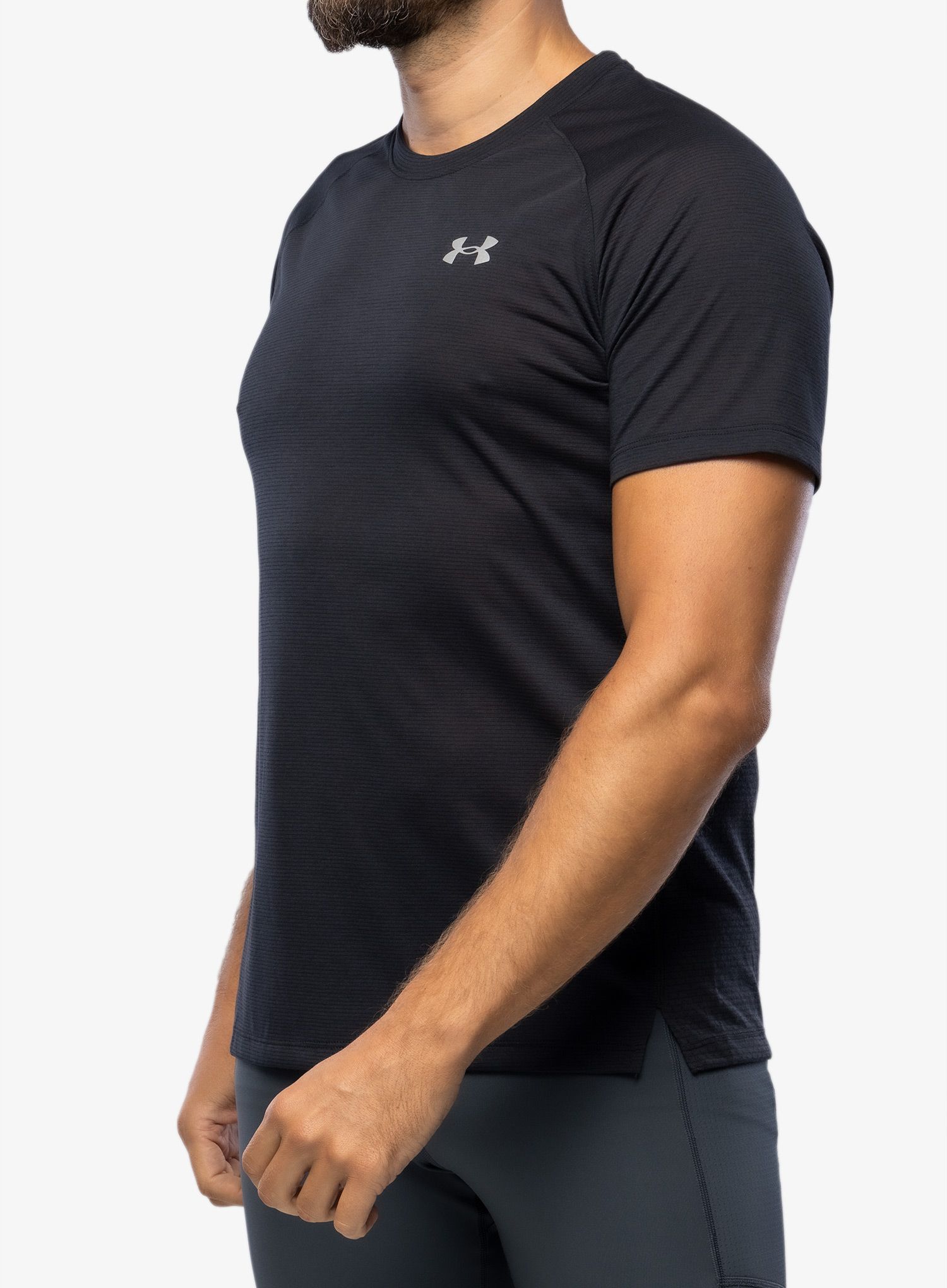 Футболка для бігу Under Armour Streaker Tee - black/reflective