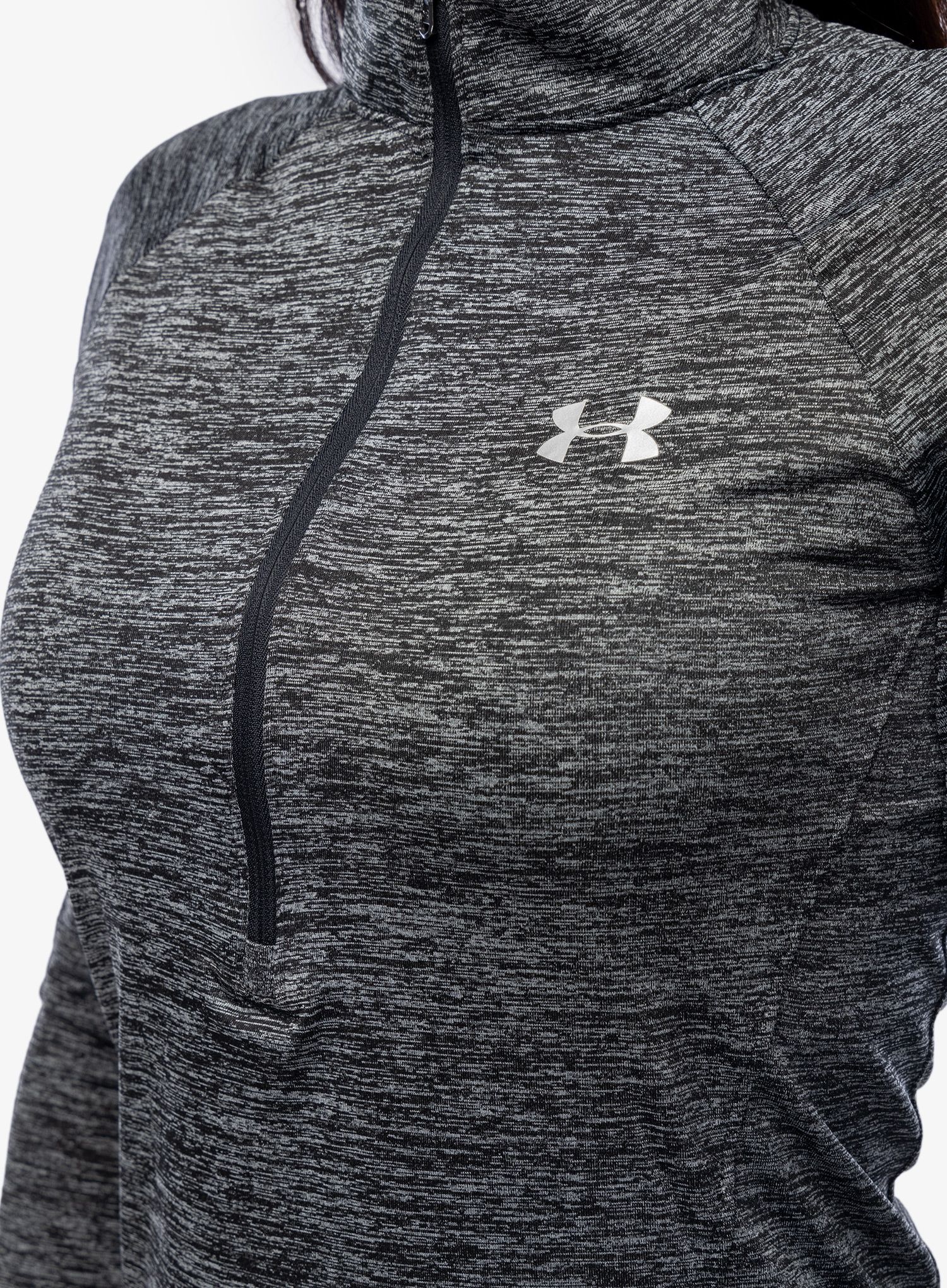 Кофта жіноча Under Armour Tech 1/2 Zip Twist - black/metallic silver