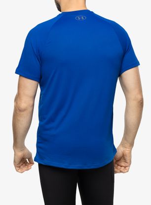 Футболка Under Armour Tech 2.0 Short Sleeve - royal/graphite