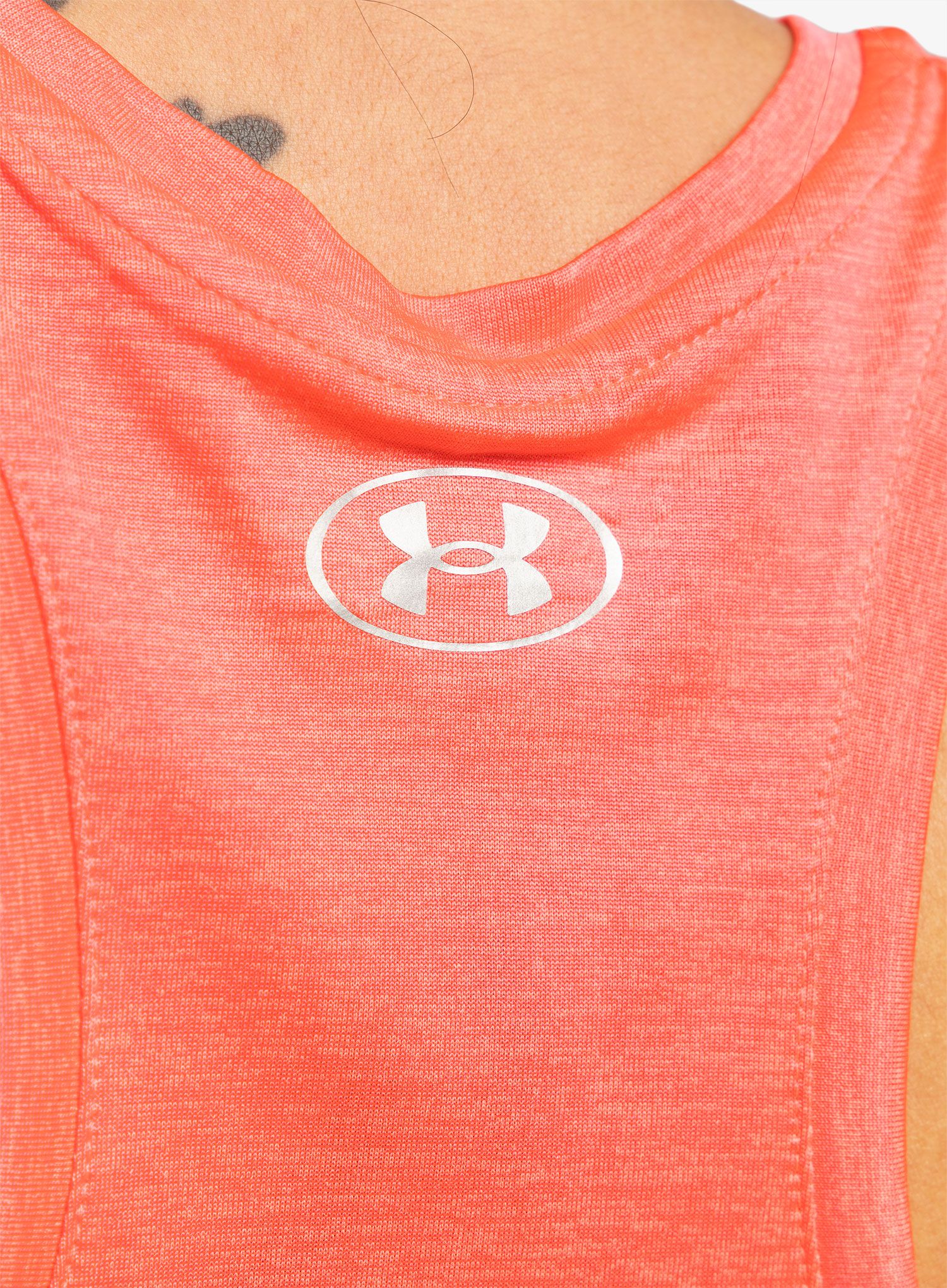 Безрукавка жіноча Under Armour Tech Twist Tank - pink shock/white/metal. silver