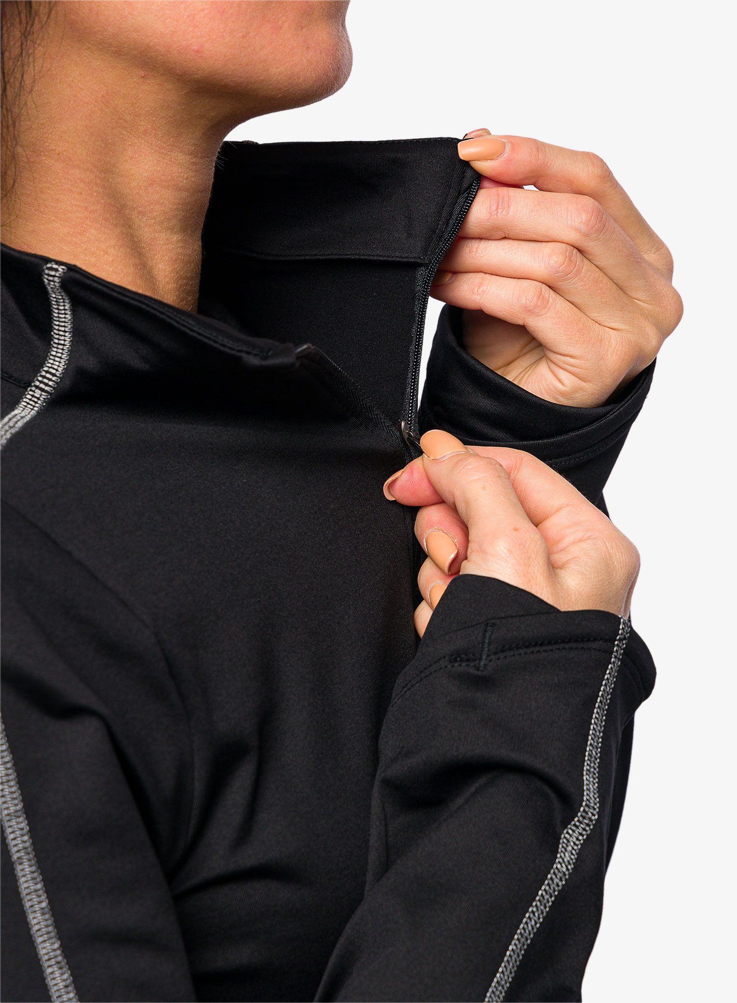 Термокофта жіноча Under Armour Train Cold Weather 1/2 Zip - black/jet gray