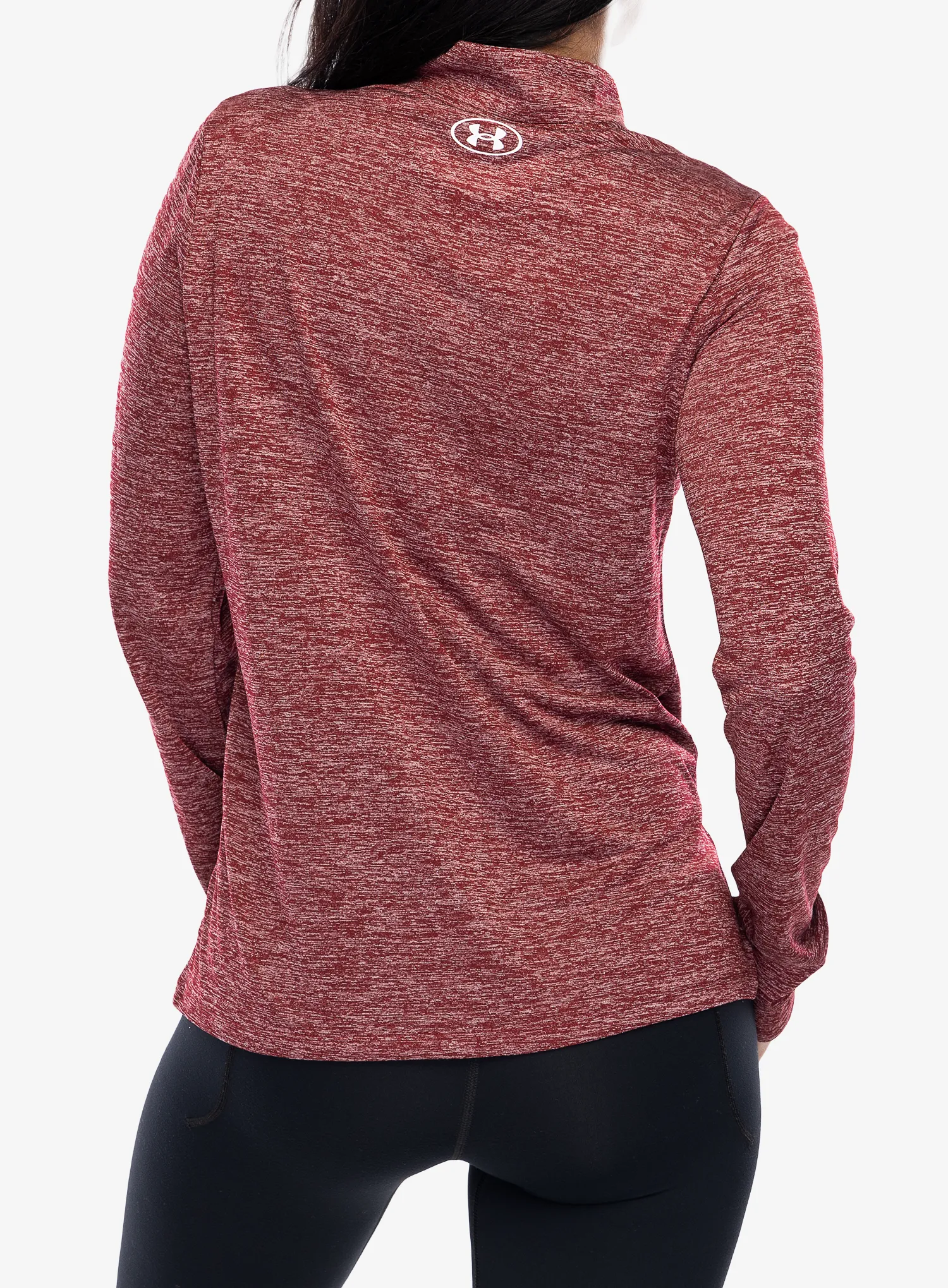 Кофта жіноча Under Armour UA Tech Twist 1/2 Zip - cardinal/white