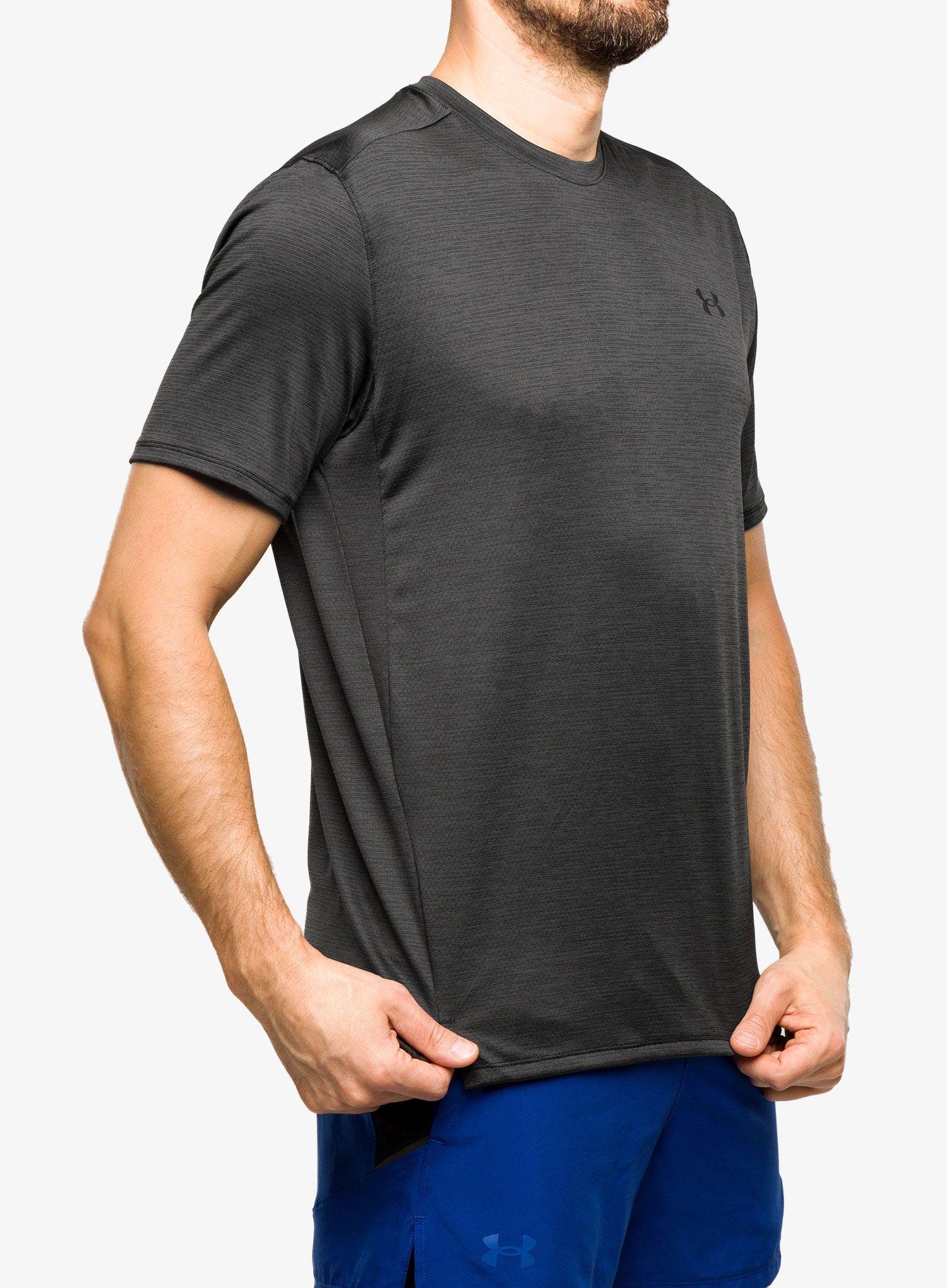 Футболка для тренувань Under Armour Tech Vent SS - black/black