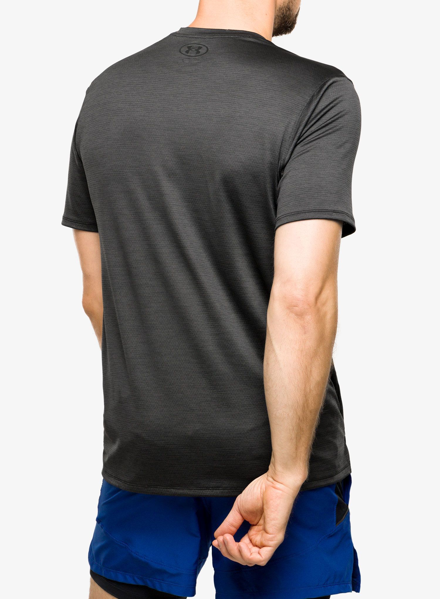 Футболка для тренувань Under Armour Tech Vent SS - black/black
