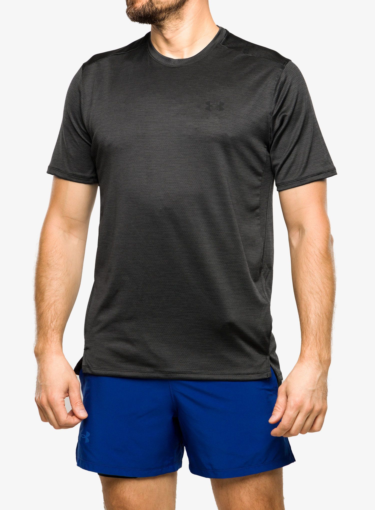 Футболка для тренувань Under Armour Tech Vent SS - black/black