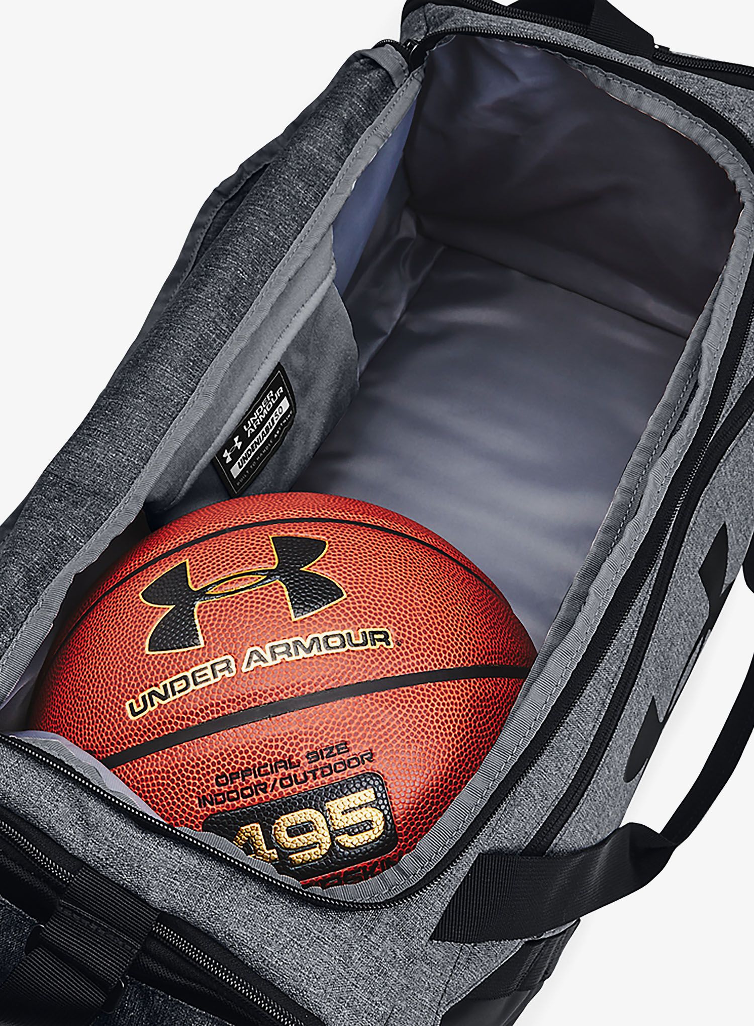 Сумка Under Armour UA Undeniable 5.0 Duffle SM - pitch gray medium hthr/black
