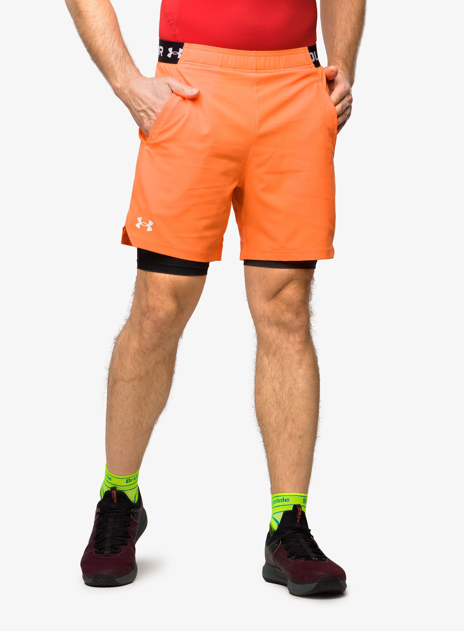 Шорти Under Armour UA Vanish Woven 2in1 Sts - orange blast/black/white