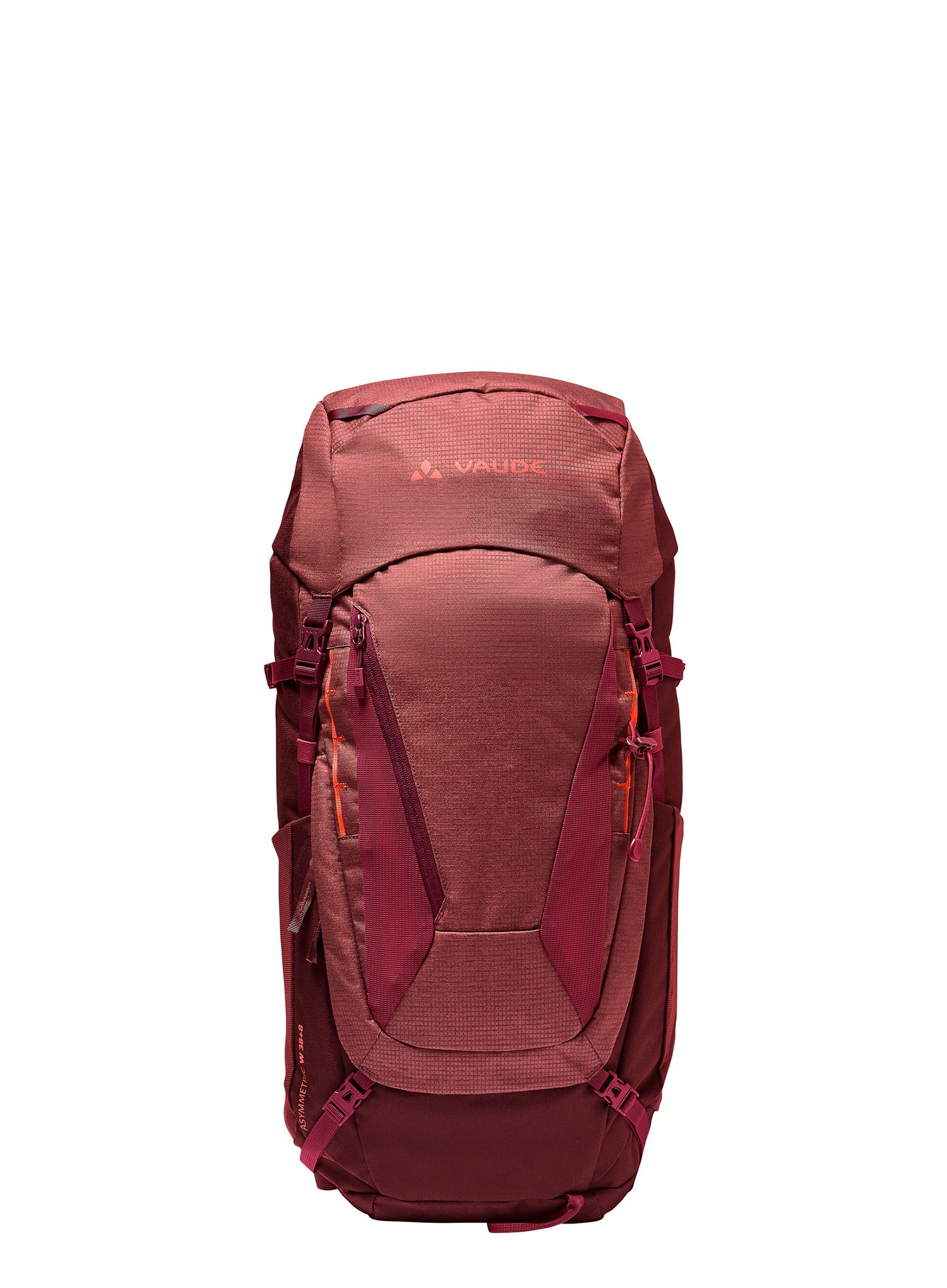 Рюкзак туристичний жіночий Vaude Asymmetric 38+8 - dark cherry
