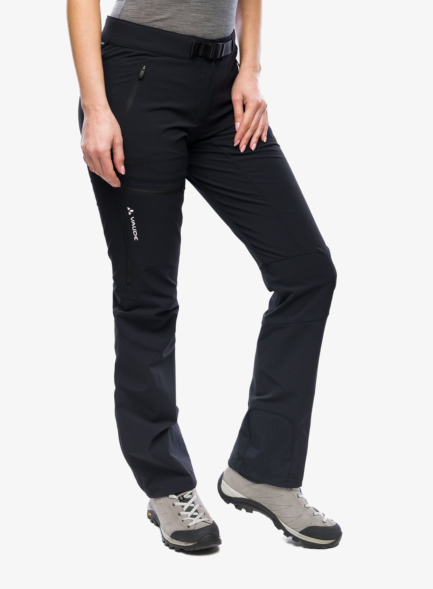 Штани softshell жіночі Vaude Badile Pants II - black/black