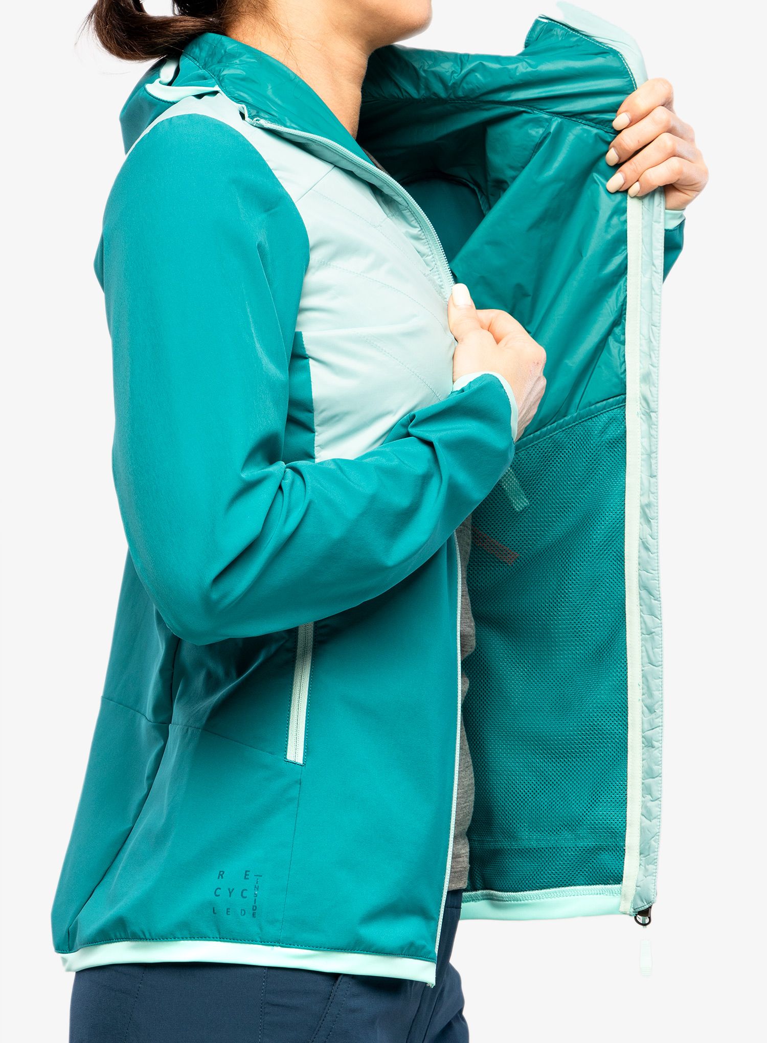 Куртка гібридна жіноча Vaude Brenva Jacket - glacier