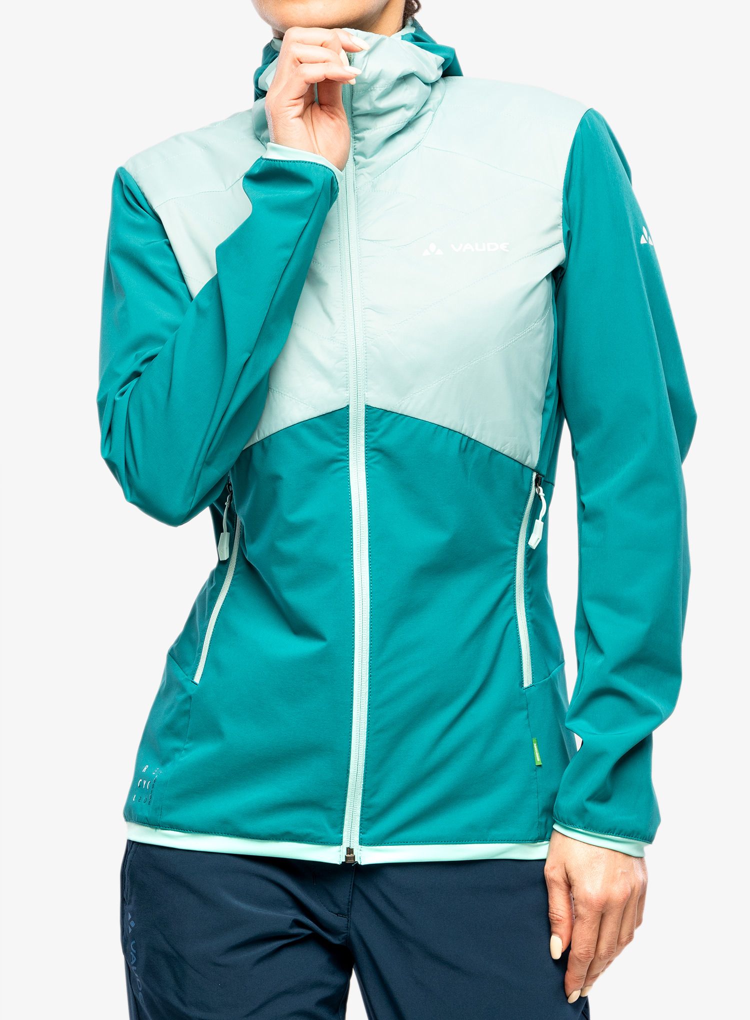 Куртка гібридна жіноча Vaude Brenva Jacket - glacier