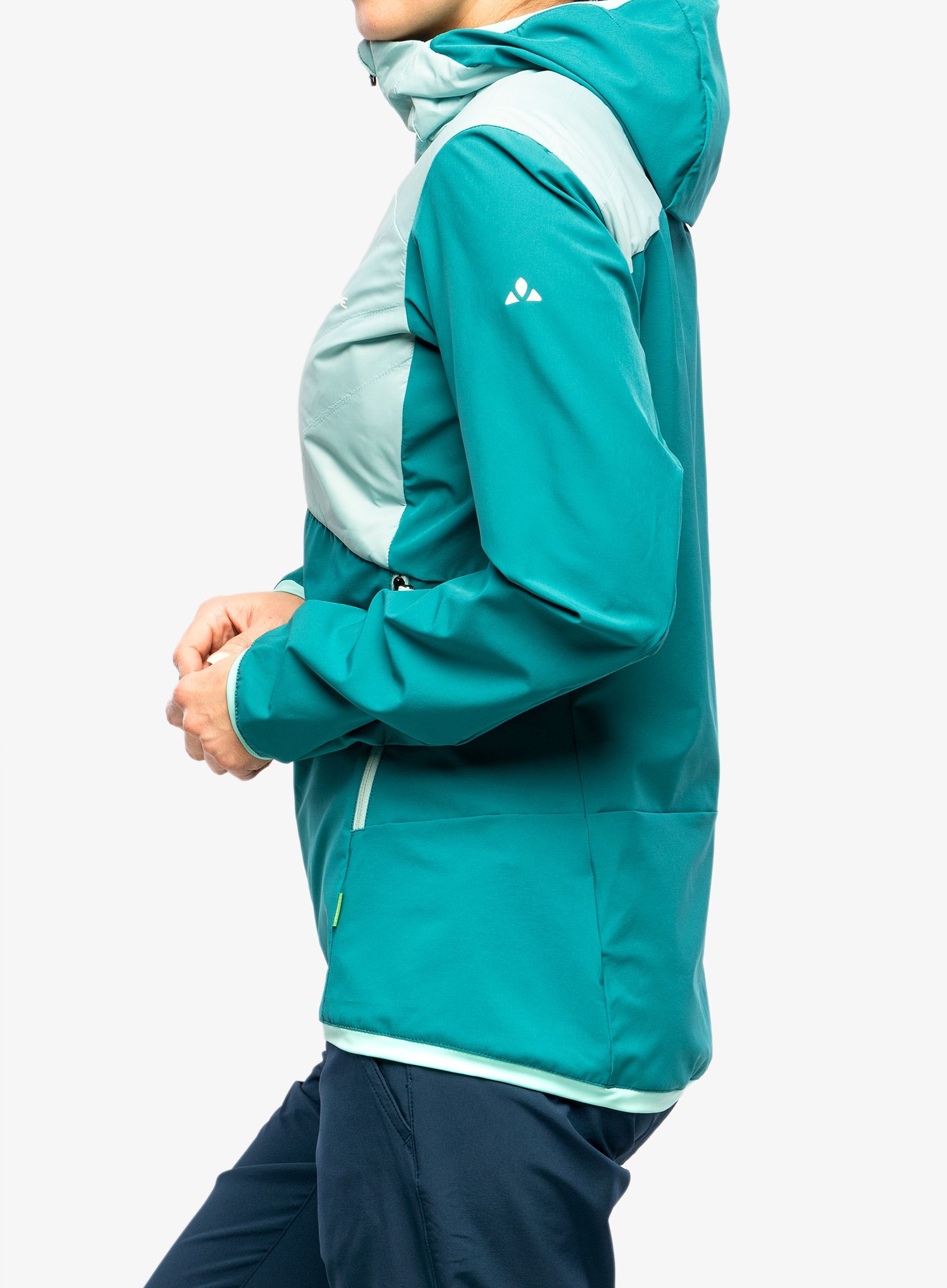 Куртка гібридна жіноча Vaude Brenva Jacket - glacier