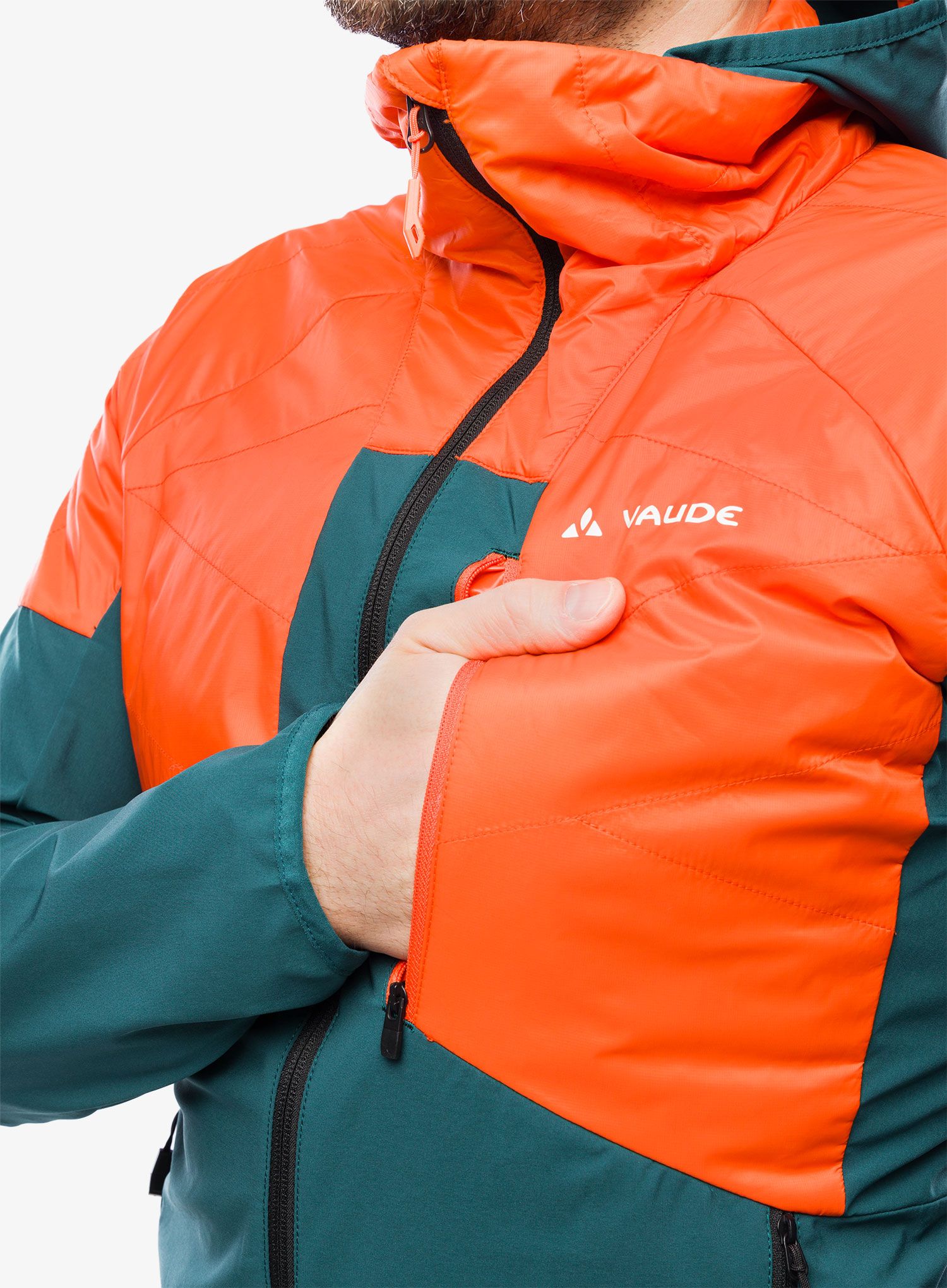 Куртка гібридна Vaude Brenva Jacket - mallard green