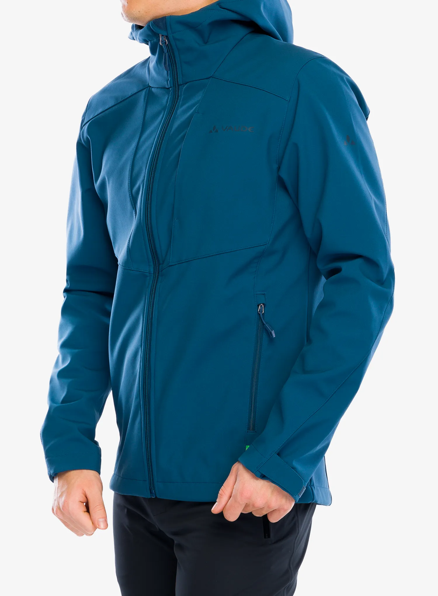 Куртка softshell Vaude Cyclone Hooded Jacket - baltic sea